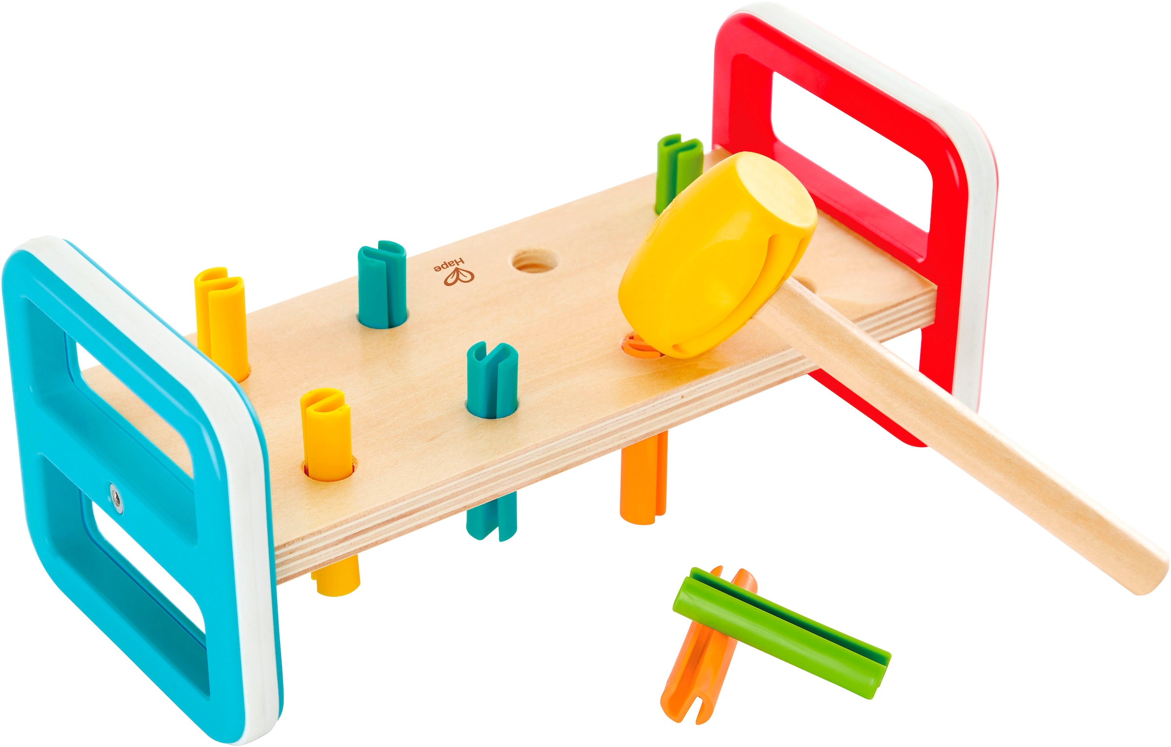 Hape Banc de frappe »Regenbogen-Klopfbank«