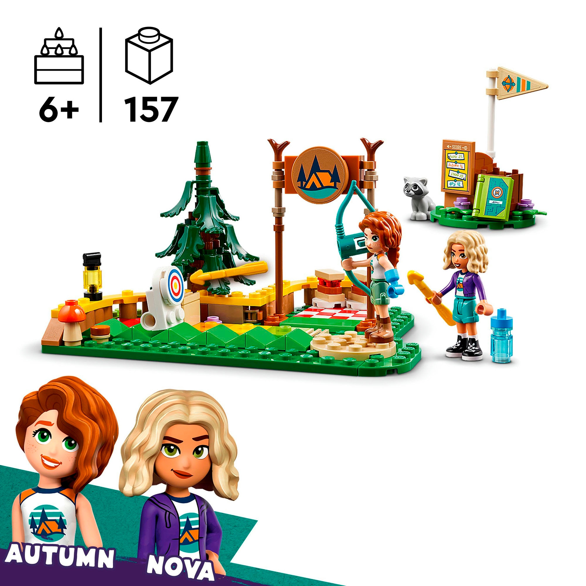 LEGO® Konstruktionsspielsteine »Bogenschiessen im Abenteuercamp (42622), LEGO Friends« Made in Europe