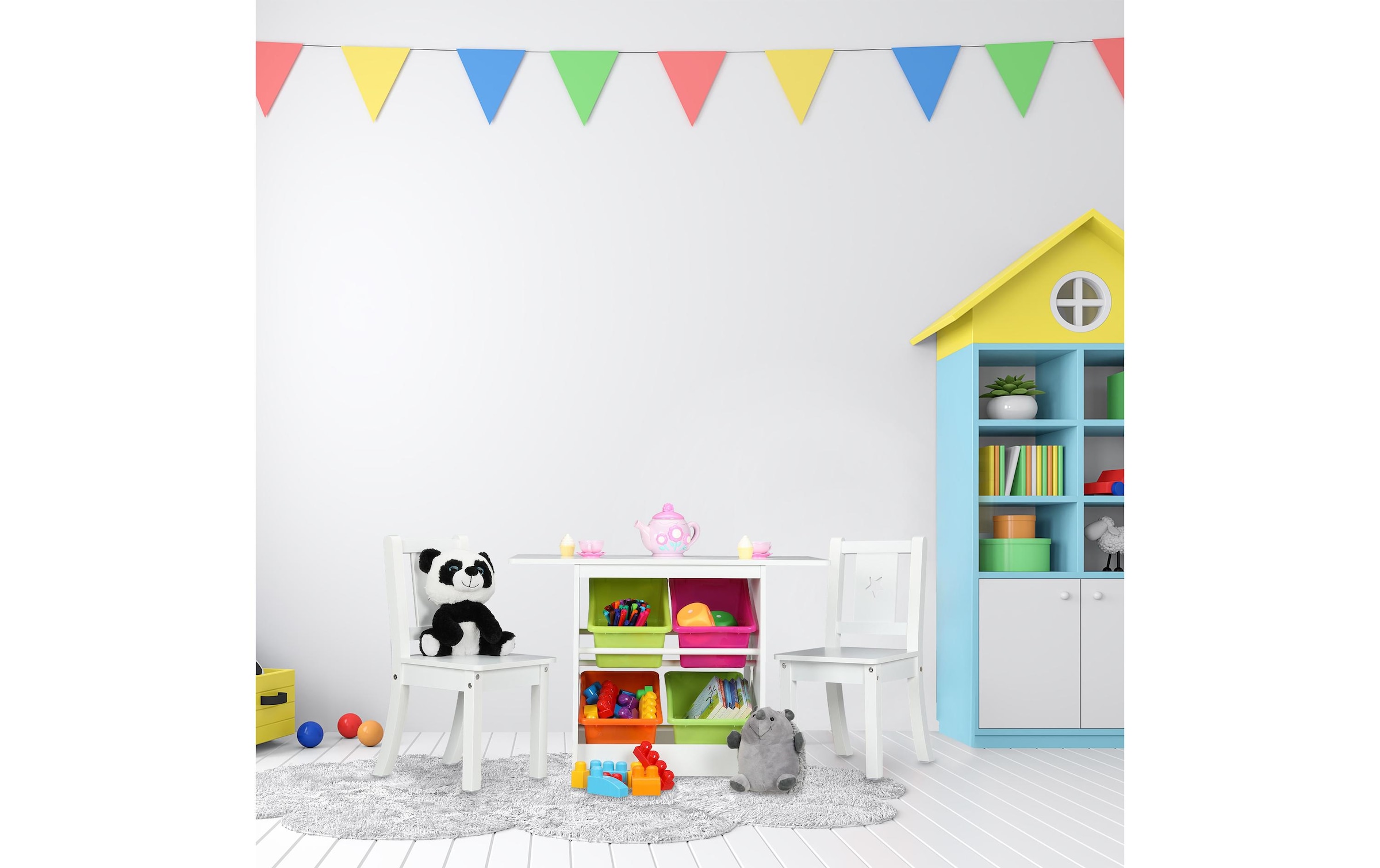 relaxdays Ensemble de sièges pour enfants