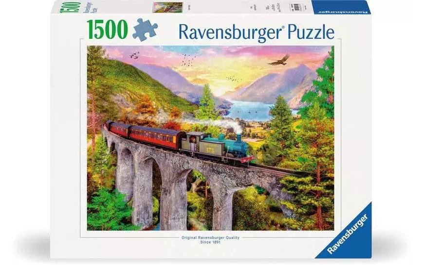 Puzzle »Zugfahrt im Herbst 1500 Teile«