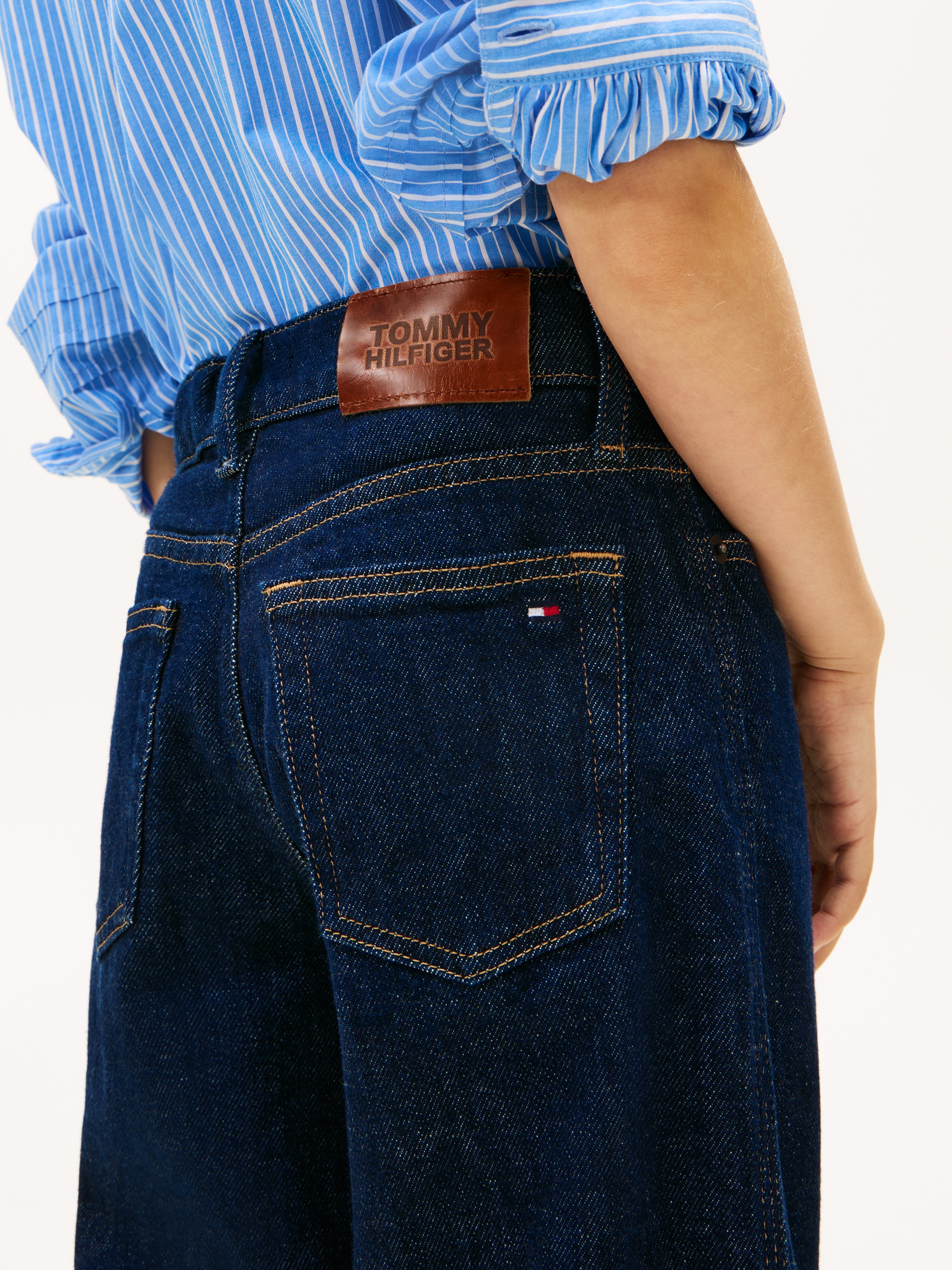 Tommy Hilfiger Schlagjeans »MABEL RINSE JEANS« Regular fit, für Kinder bis 16 Jahre