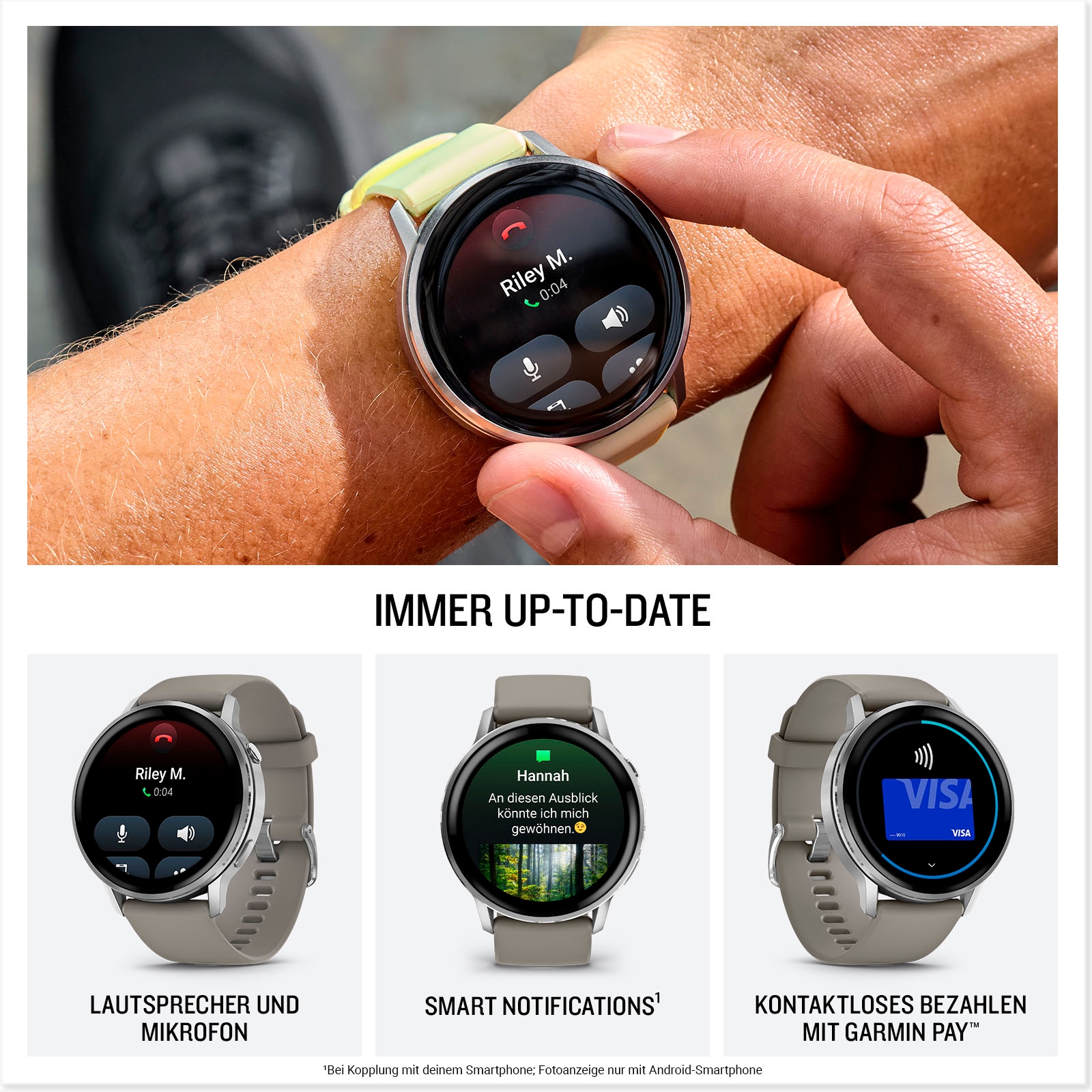 Garmin Smartwatch »Venu 4« (3,53 cm / 1,4 ″) Garmin