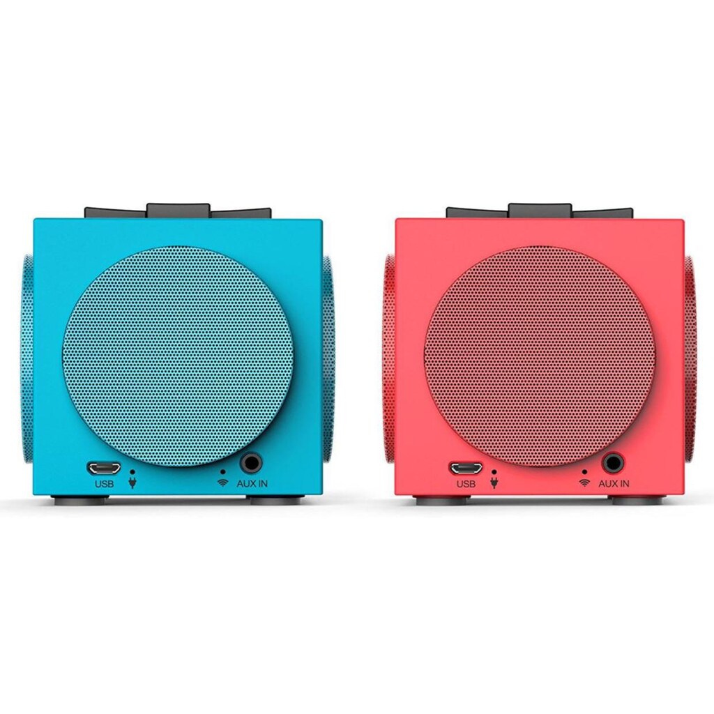 8bitdo Bluetooth-Speaker »TwinCube Blau Rot«
