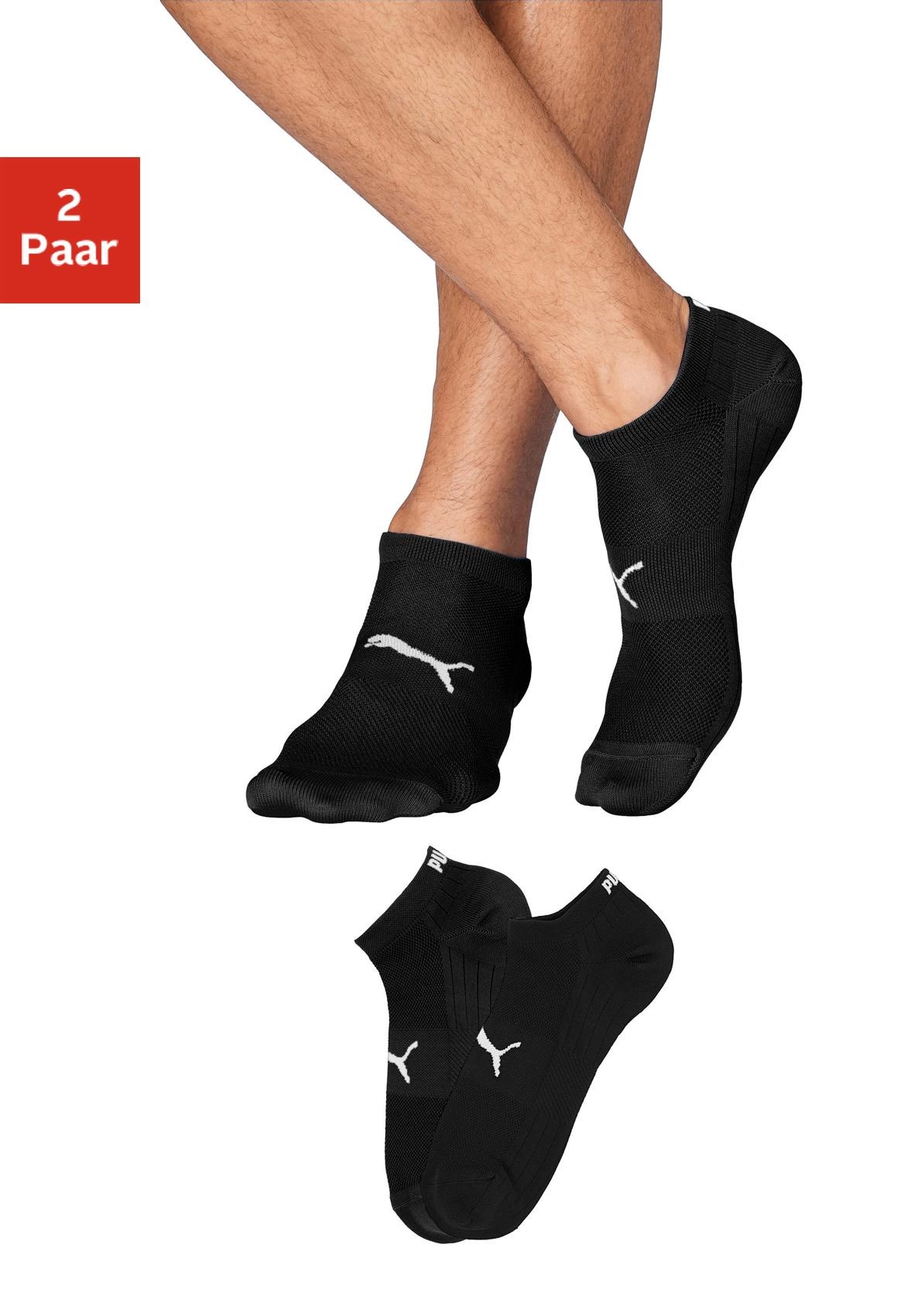 Image of PUMA Sneakersocken, (2 Paar), mit Strickzonen in Netzoptik bei Ackermann Versand Schweiz