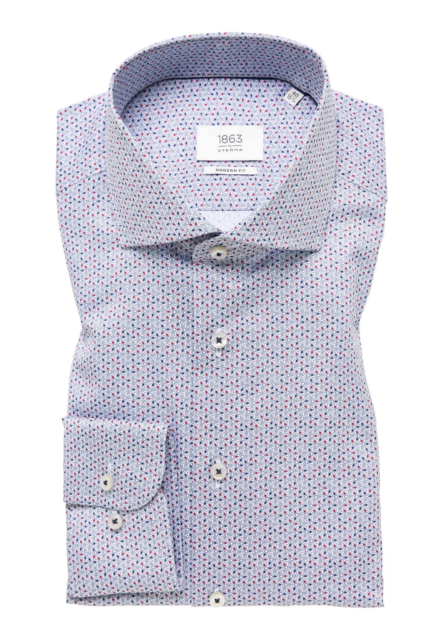 Eterna Langarmhemd »MODERN FIT« NON IRON (bügelfrei)