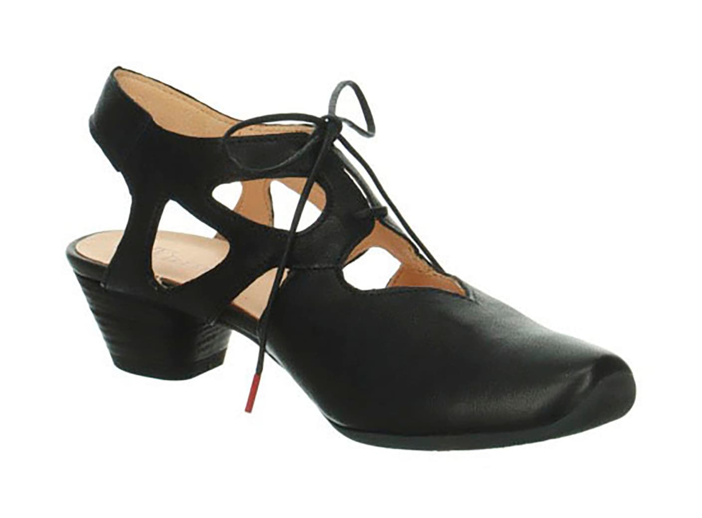 Think! Slingpumps »DAMEN«, Schnürpumps, Sommerschuh, Trichterabsatz, mit feiner Musterung