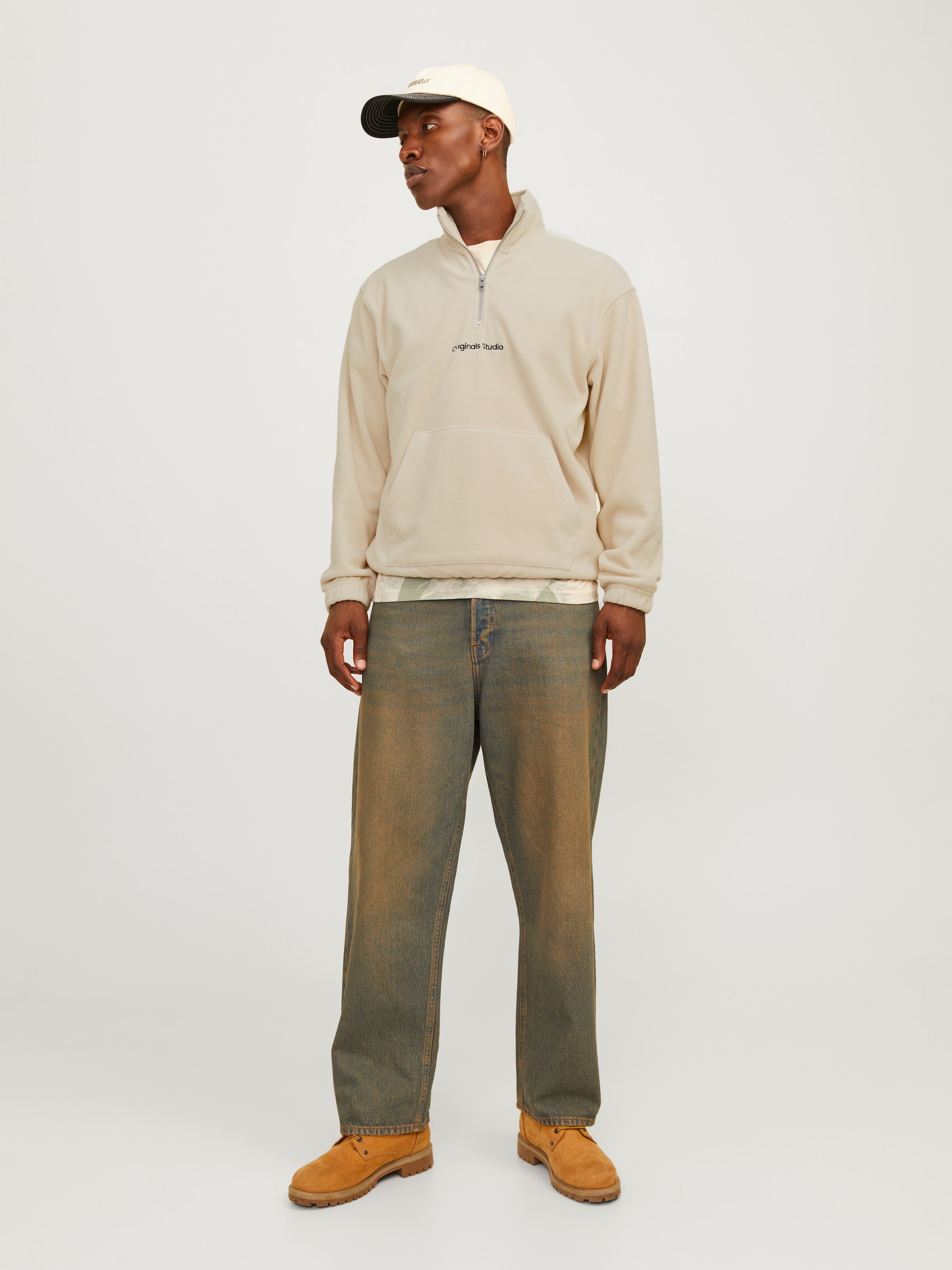 Jack & Jones Sweatshirt »JORVESTERBRO FLEECE QUARTER ZIP NOOS«