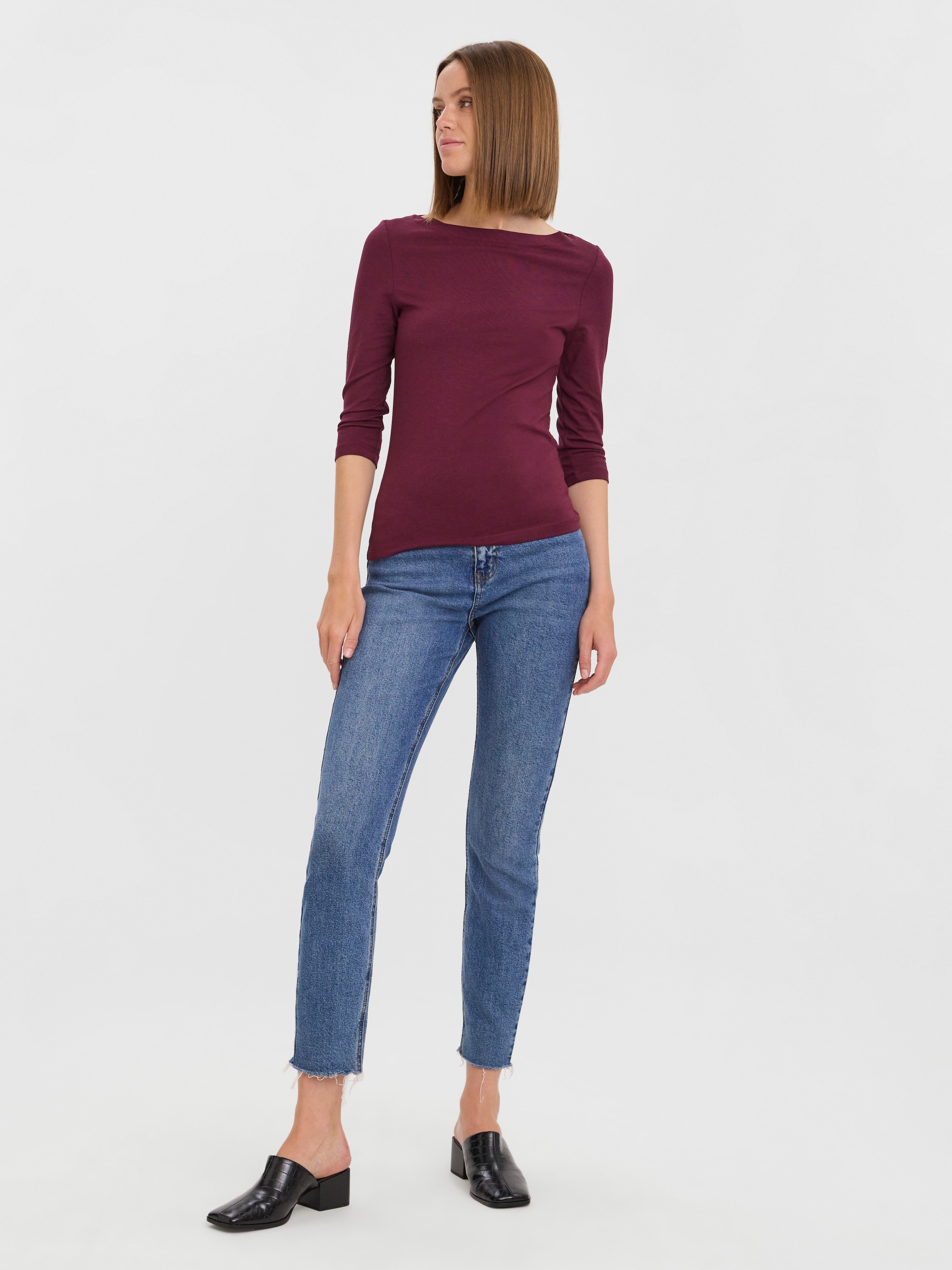 Vero Moda 3/4-Arm-Shirt »VMPANDA MODAL 3/4 TOP JRS NOOS«
