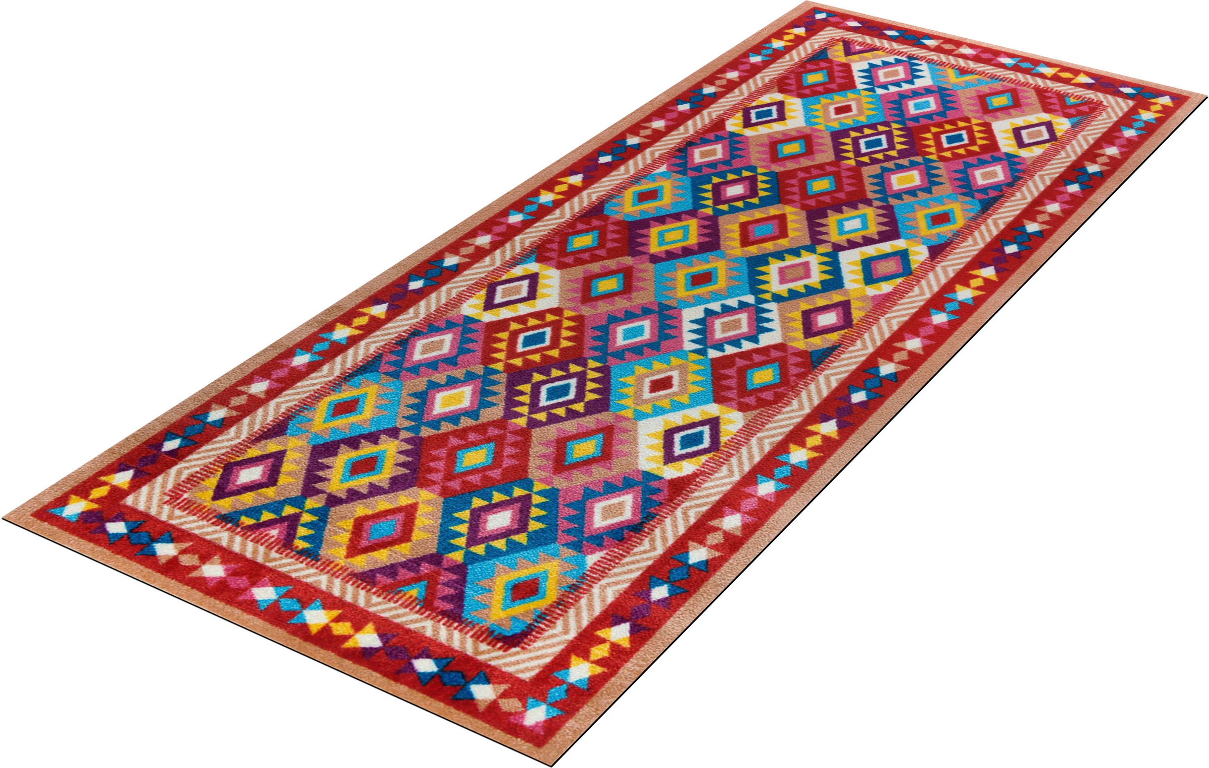 Image of wash+dry by Kleen-Tex Läufer »Santa Fe nature«, rechteckig, 9 mm Höhe, Schmutzfangläufer, In- und Outdoor geeignet, waschbar, ideal in Diele & Flur bei Ackermann Versand Schweiz