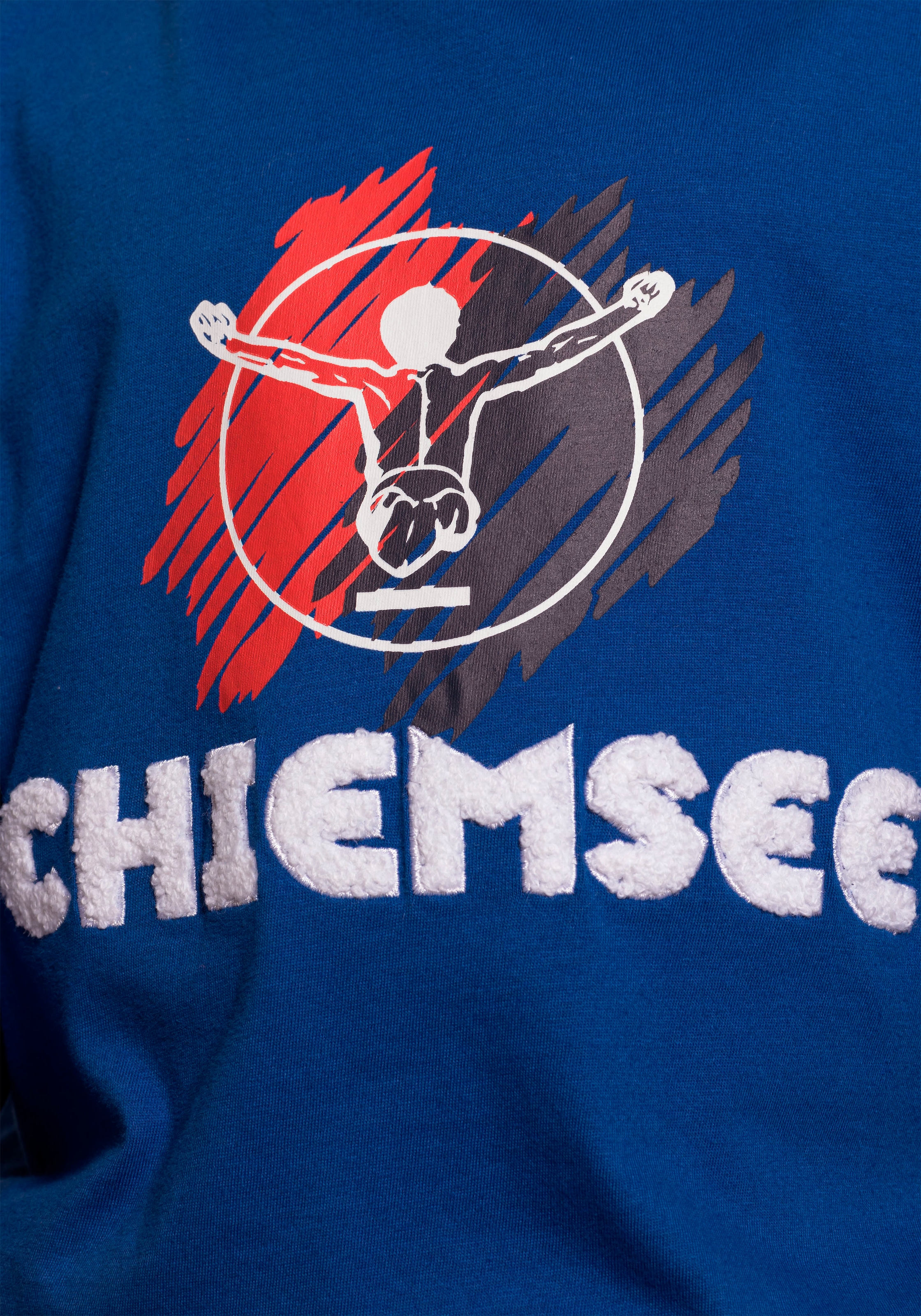 »FROTTEE«, Chiemsee Frottee-Applikation auf versandkostenfrei Langarmshirt