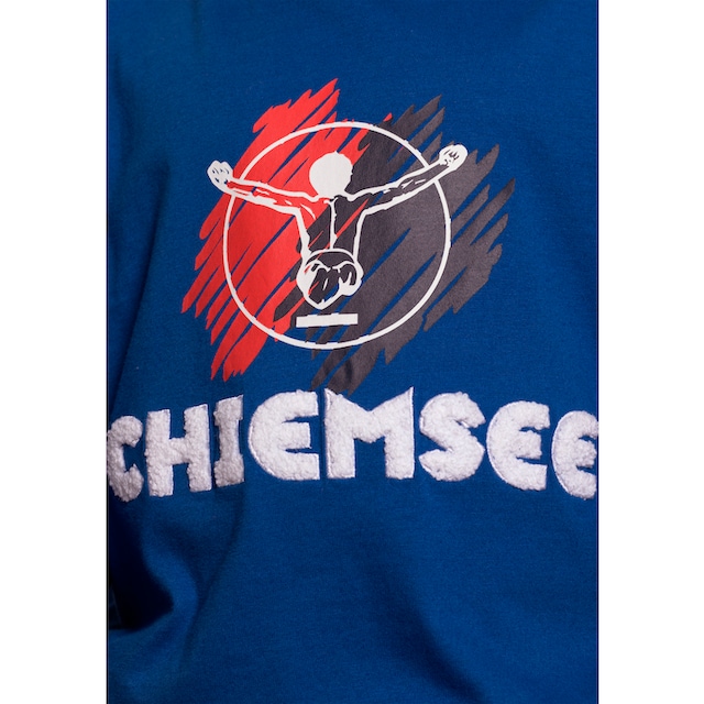Chiemsee Langarmshirt »FROTTEE«, Frottee-Applikation versandkostenfrei auf
