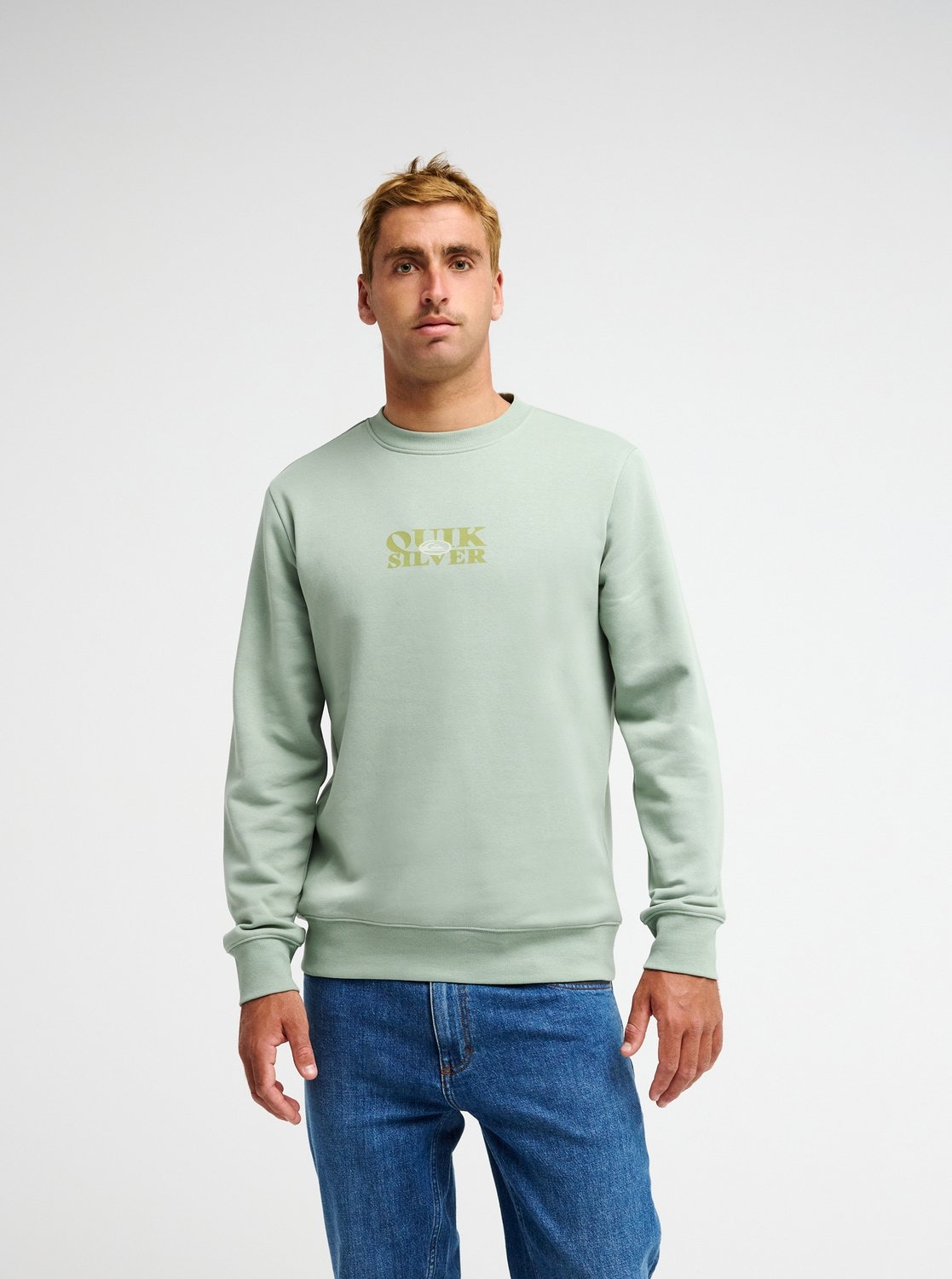 Image of Quiksilver Sweatshirt "TRUE CREW", sportlicher Look, für Alltag und Freizeit, gerader, zeitloser Schnitt