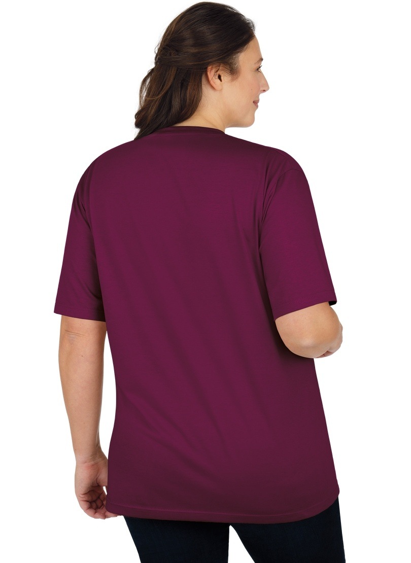 Trigema T-Shirt »TRIGEMA V-Shirt DELUXE Baumwolle«