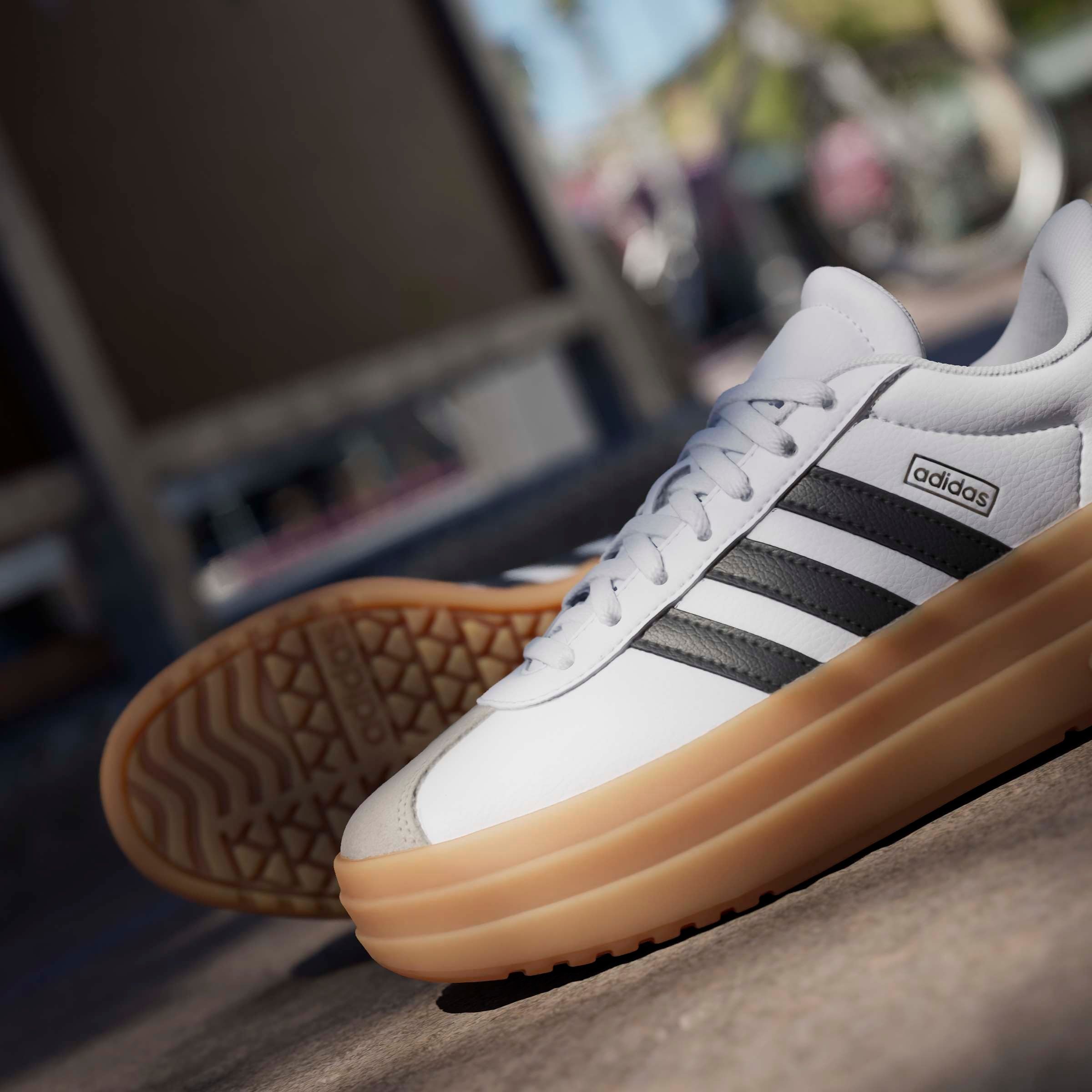 adidas Sportswear Sneaker »VL COURT BOLD LIFESTYLE KIDS«  Design auf den Spuren des adidas Gazelle Bold
