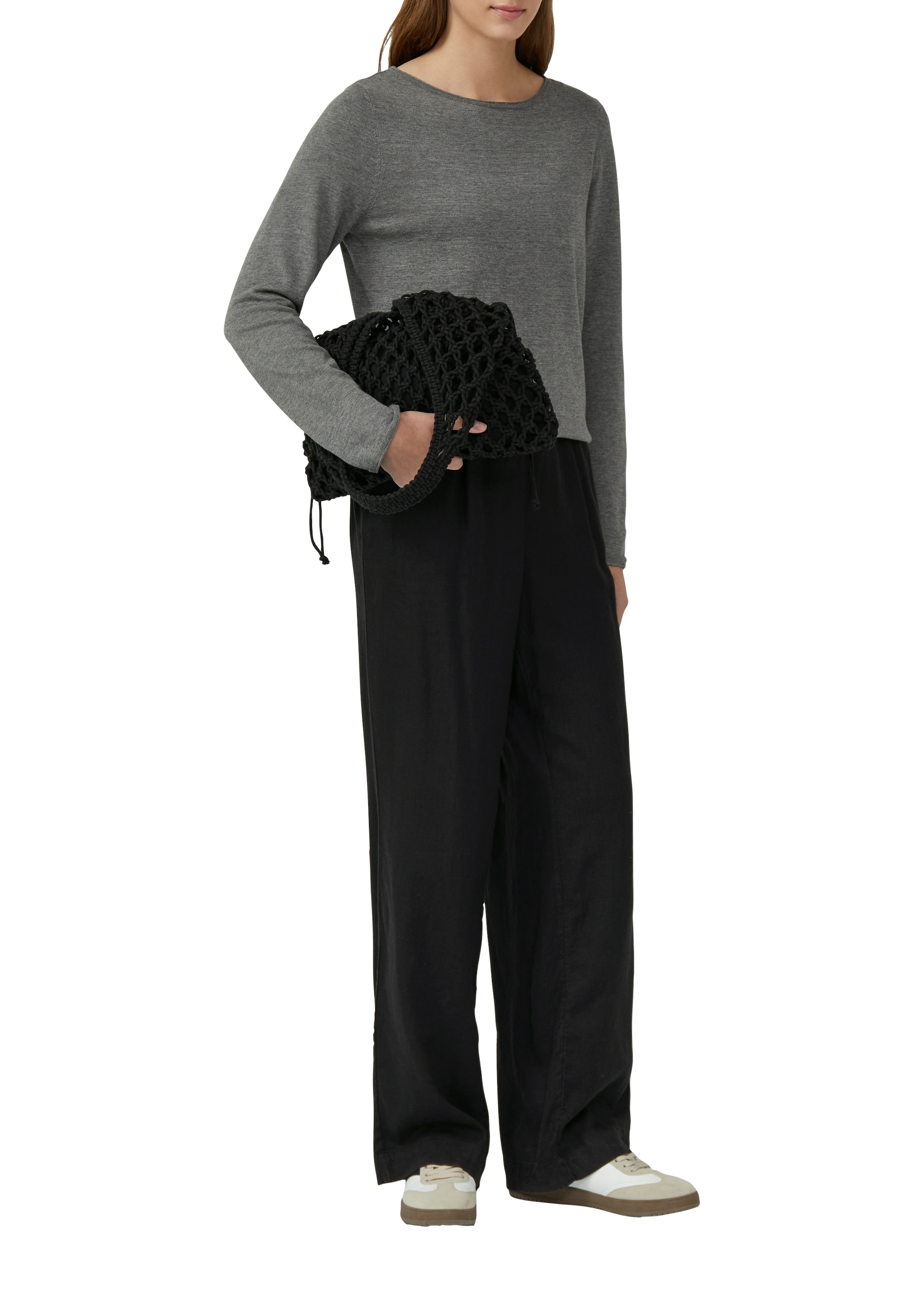 s.Oliver Langarmshirt, mit Rollkanten