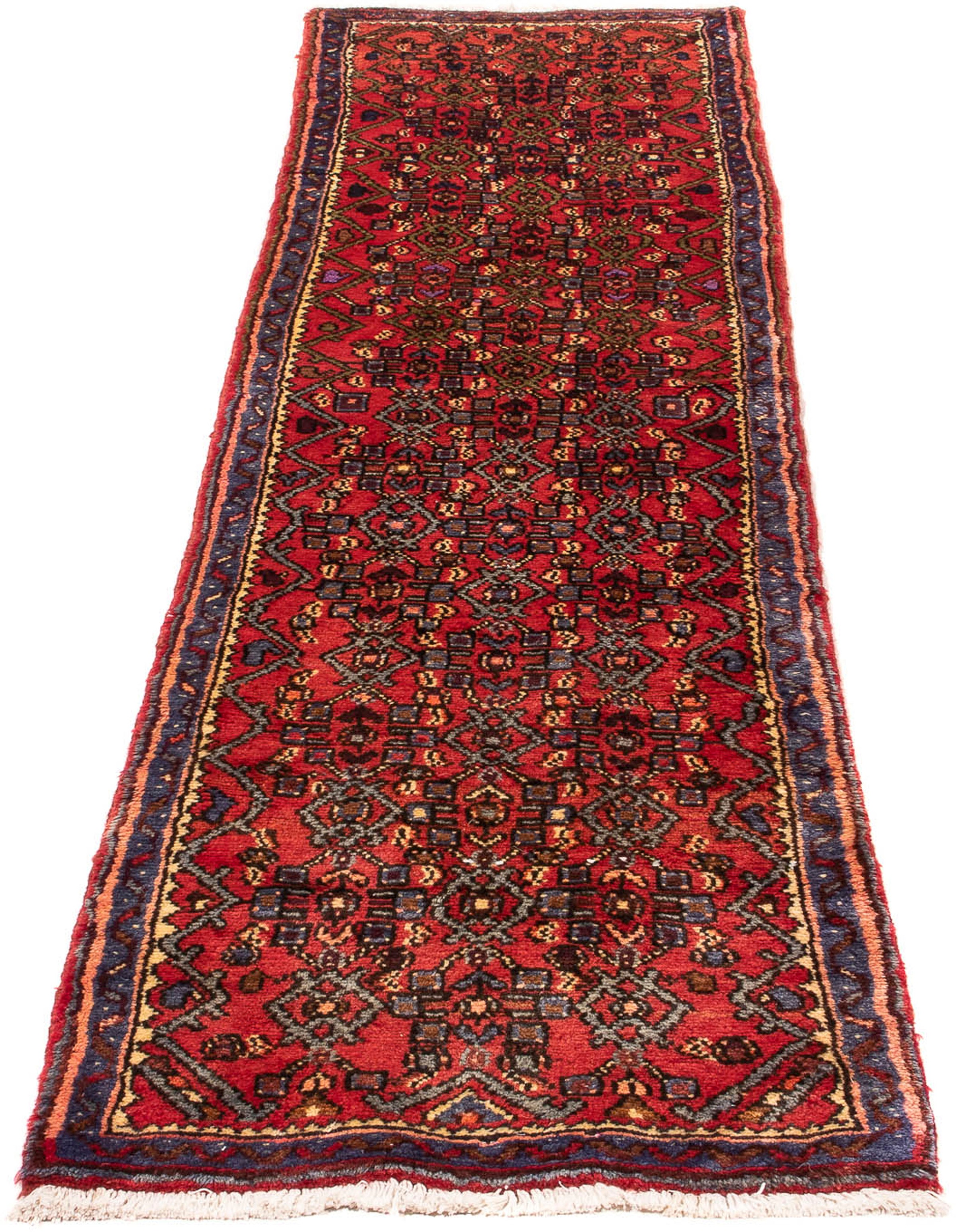 Image of morgenland Orientteppich »Perser - Nomadic - 227 x 58 cm - rot«, rechteckig, 10 mm Höhe, Wohnzimmer, Handgeknüpft, Einzelstück mit Zertifikat bei Ackermann Versand Schweiz