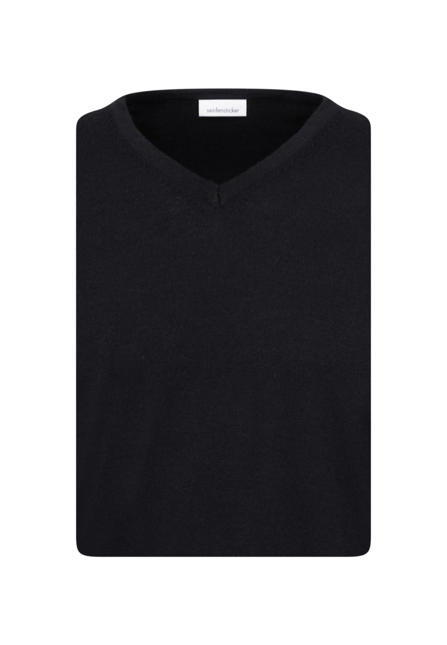 seidensticker Pull en tricot »Schwarze Rose« 1/1 V-Neck Uni