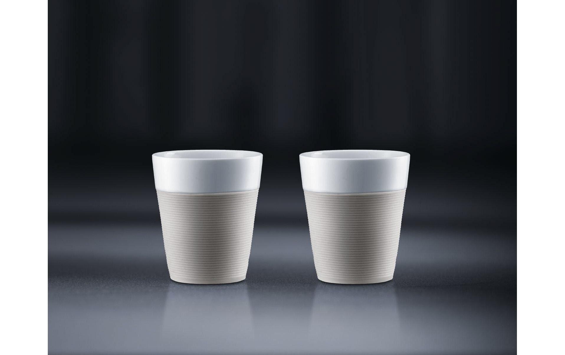 Bodum Tasse »Bistro Creme 300«, (2 tlg.)