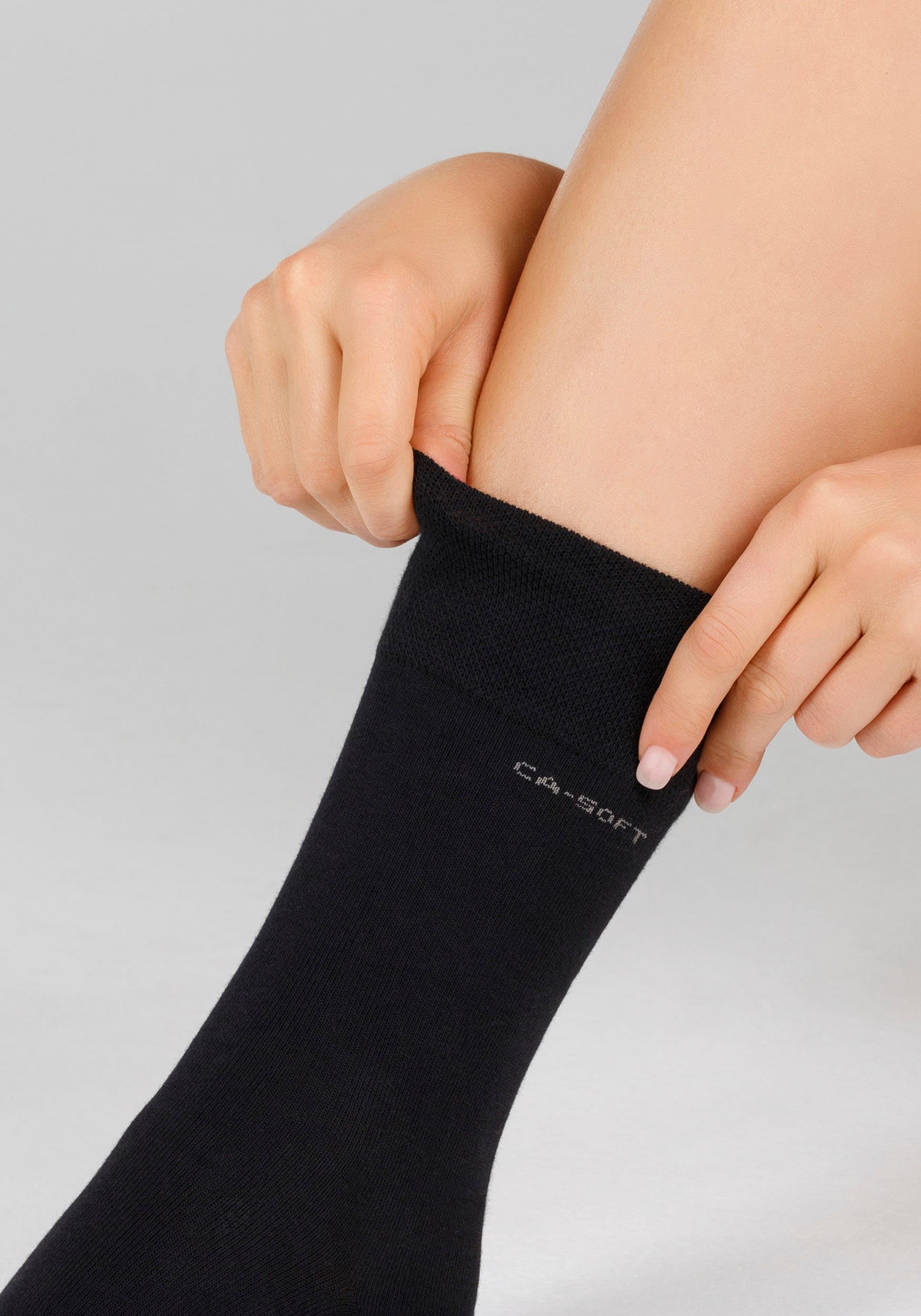 Camano Socken »ca-soft«, (4 Paar), mit verstärktem Fersen- und Zehenbereich