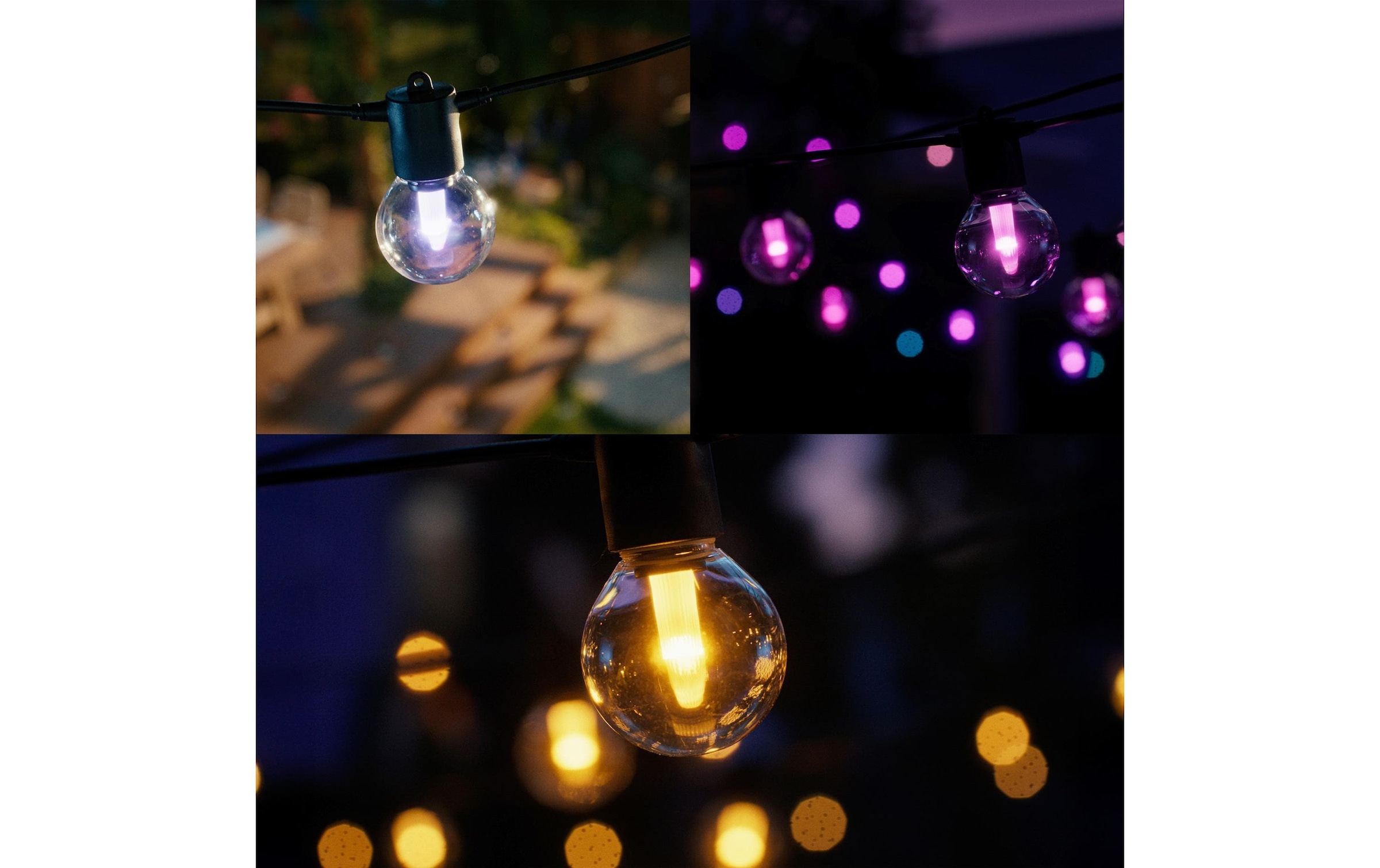 Philips Hue Guirlande lumineuse LED »Festavia Globe Outdoor 14 m CH«