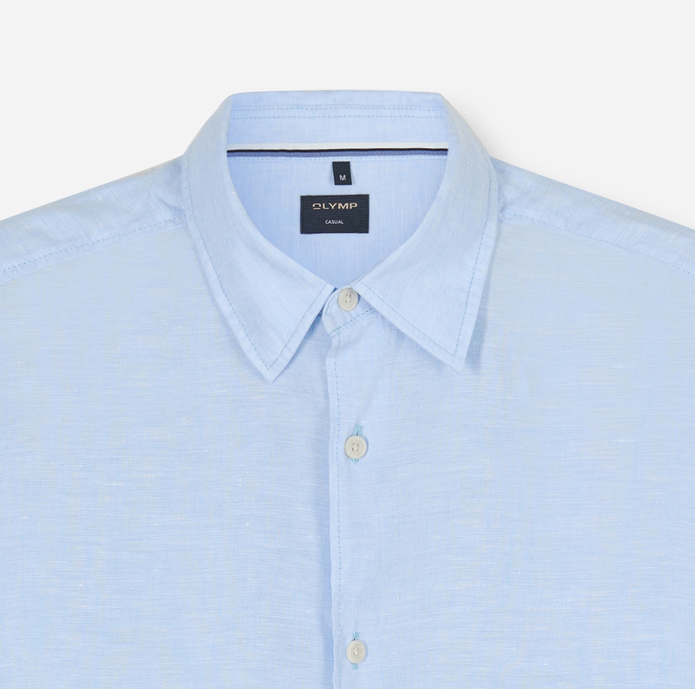 OLYMP Chemise en lin Kentkragen, casual
