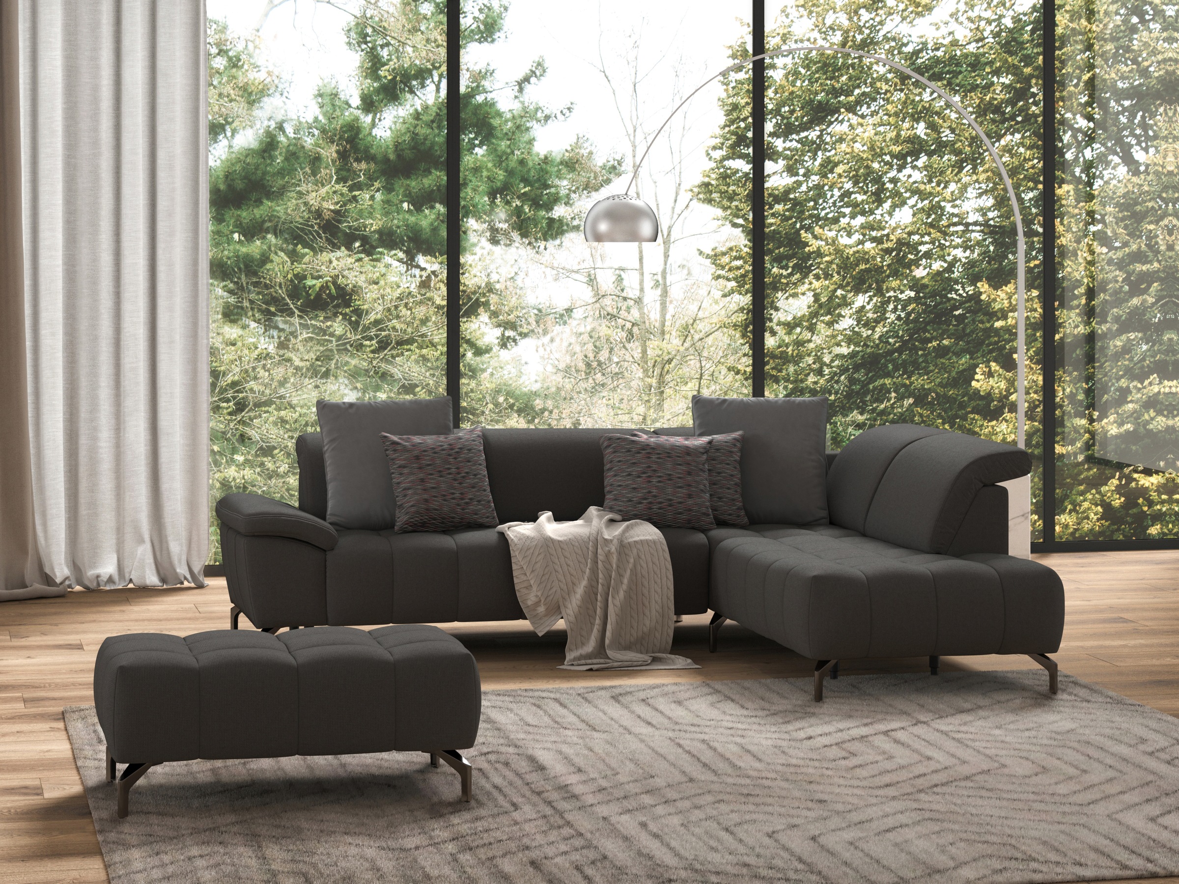sit&more Hocker »Cool«, mit schwarzen Füssen