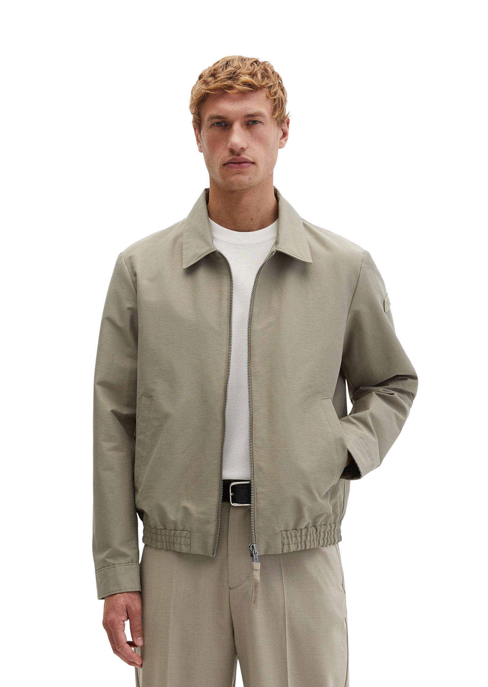 Marc O'Polo Canvasjacke »DFB Travel Collection« aus wasserabweisendem Bio-Baumwoll-Canvas