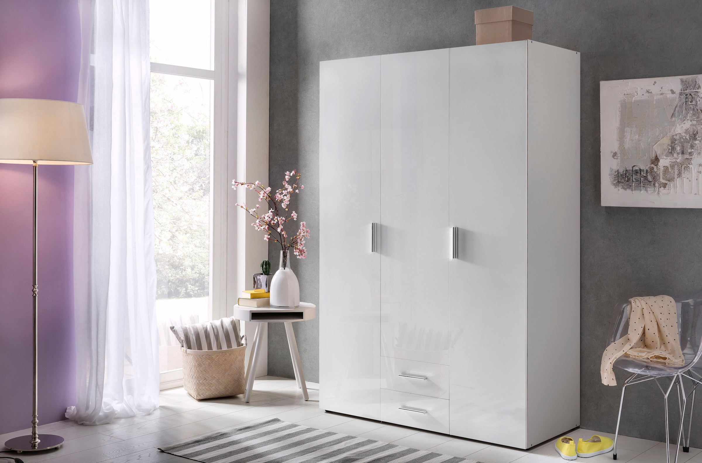 Wimex Kleiderschrank »Malta« mit Hochglanz-Front