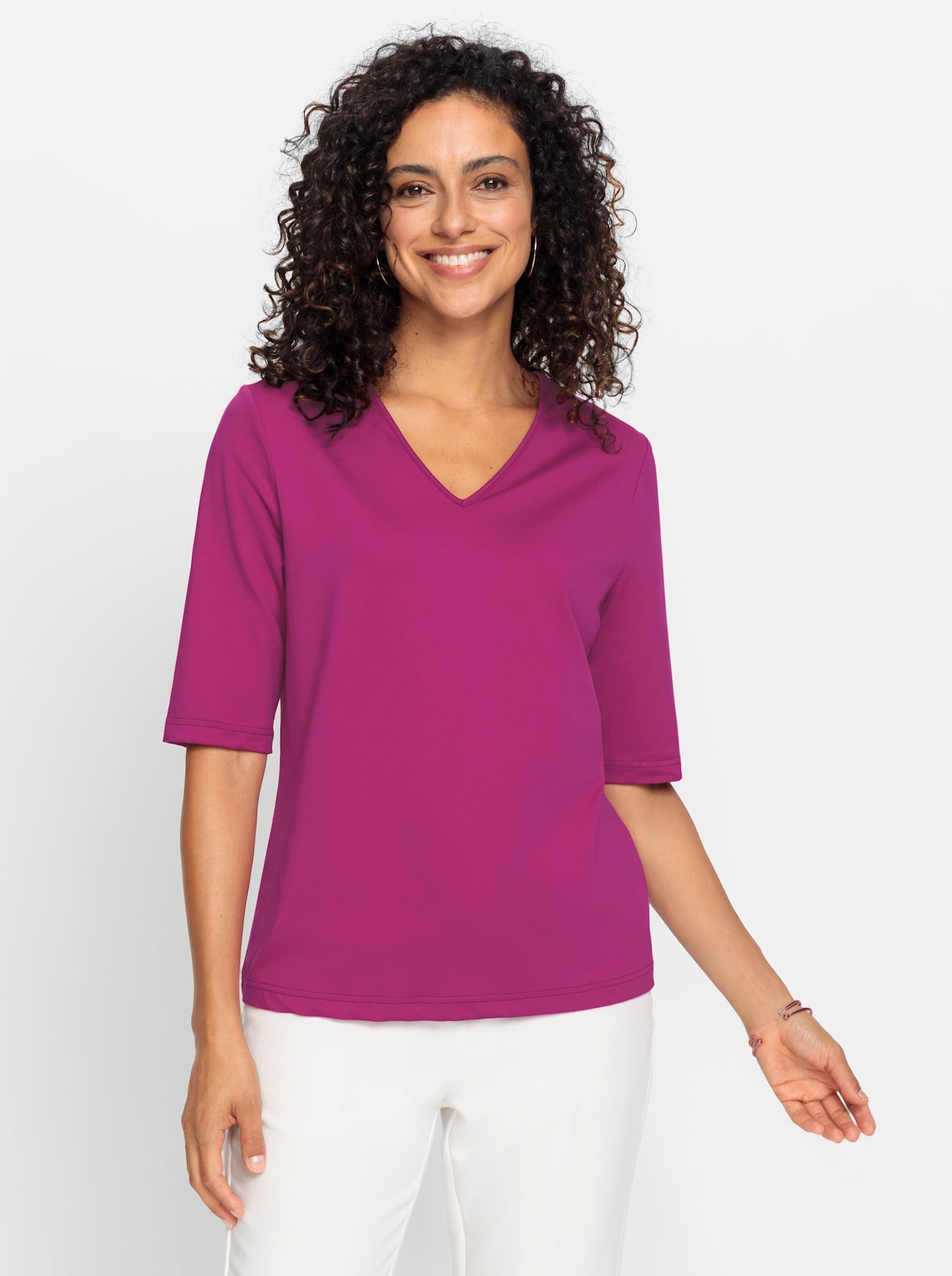 Casual Looks V-Shirt »Shirt«, (1 tlg.)