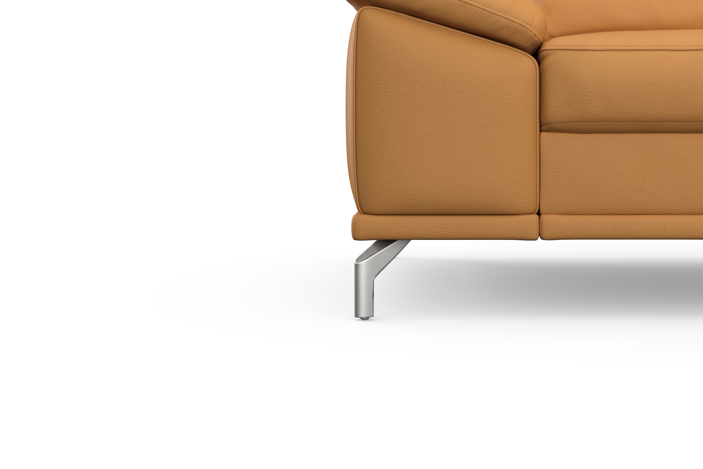 sit&more Ecksofa »Cabrio L-Form, mit Sitztiefenverstellung, Arm- und Kopfteilverstellung«, 3 Nierenkissen, Federkern, optional Bettfunktion und Stauraum