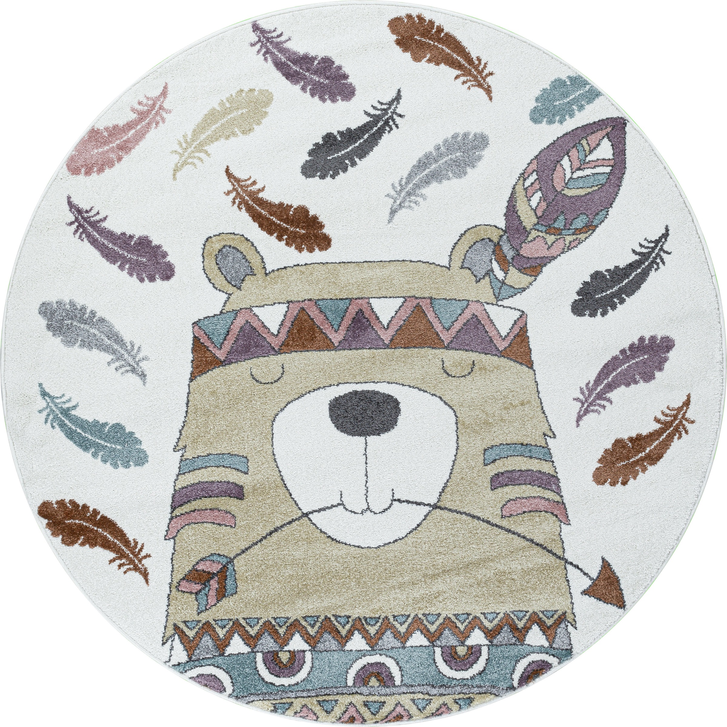 Image of Ayyildiz Teppiche Teppich »FUNNY 2104«, rund, 11 mm Höhe bei Ackermann Versand Schweiz