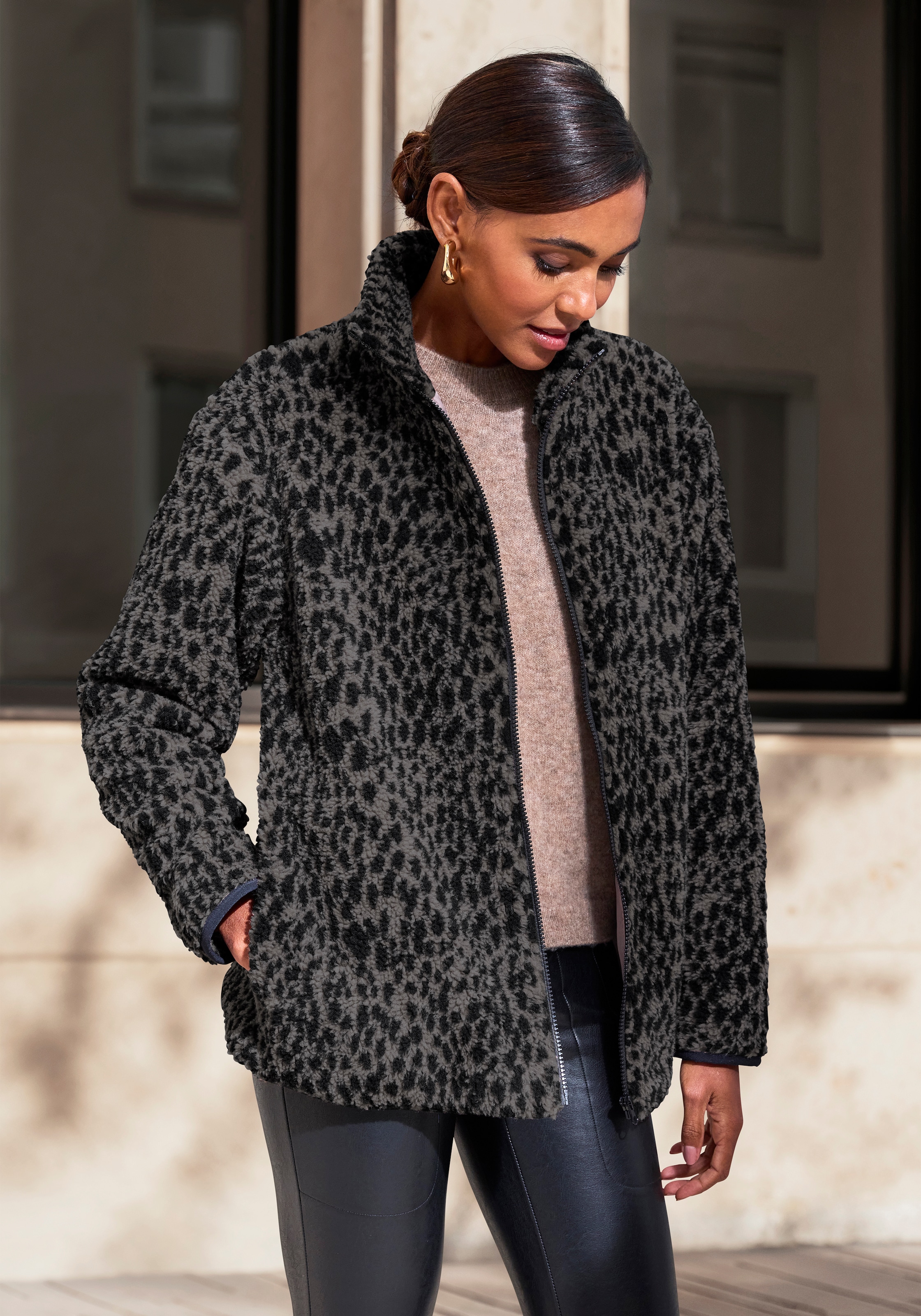 LASCANA Fleecejacke in weicher Fleece-Qualität