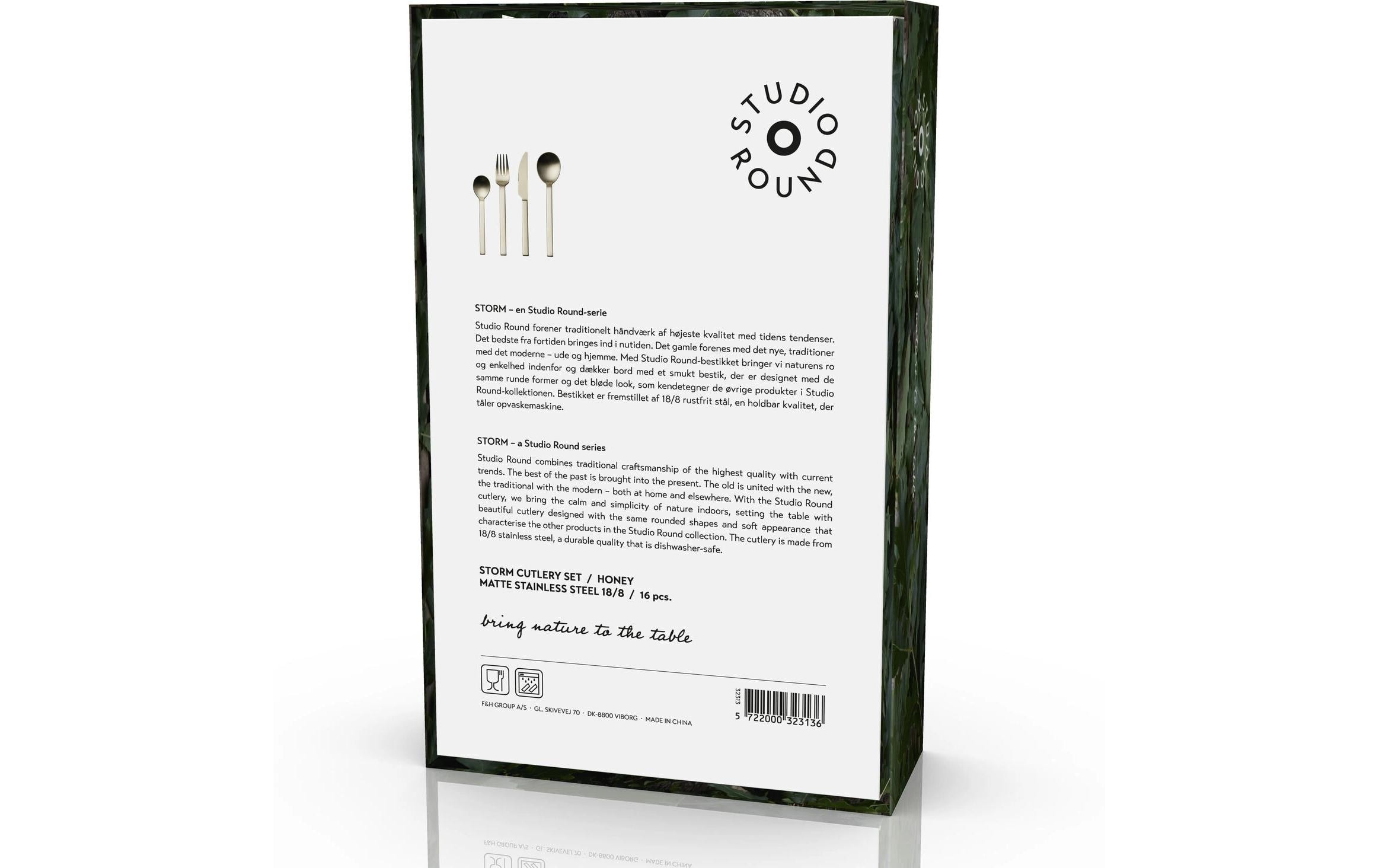   Set de couverts »Studio Round Storm 16-teilig«