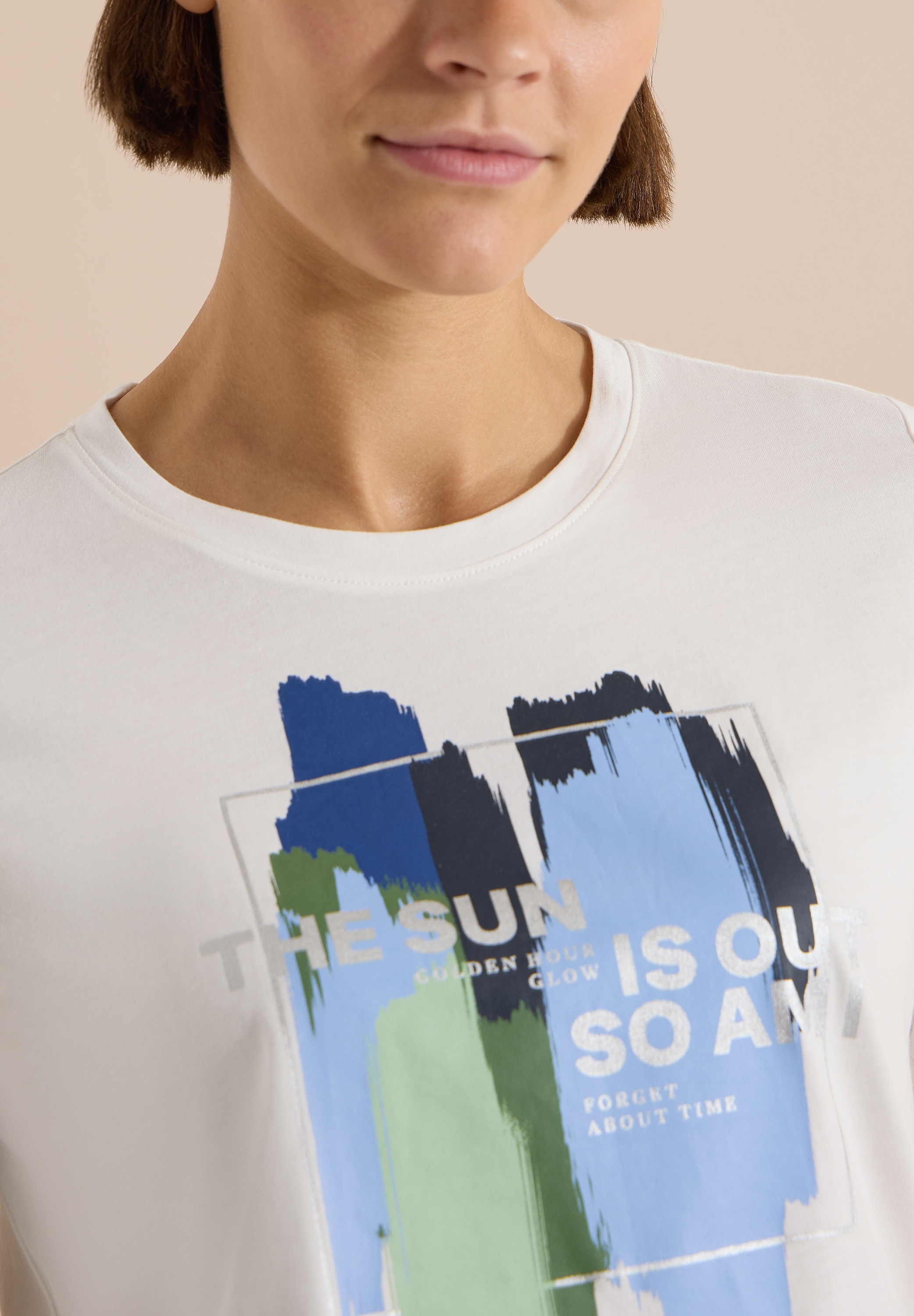 Cecil T-shirt à manches courtes T-shirt d'été avec imprimé