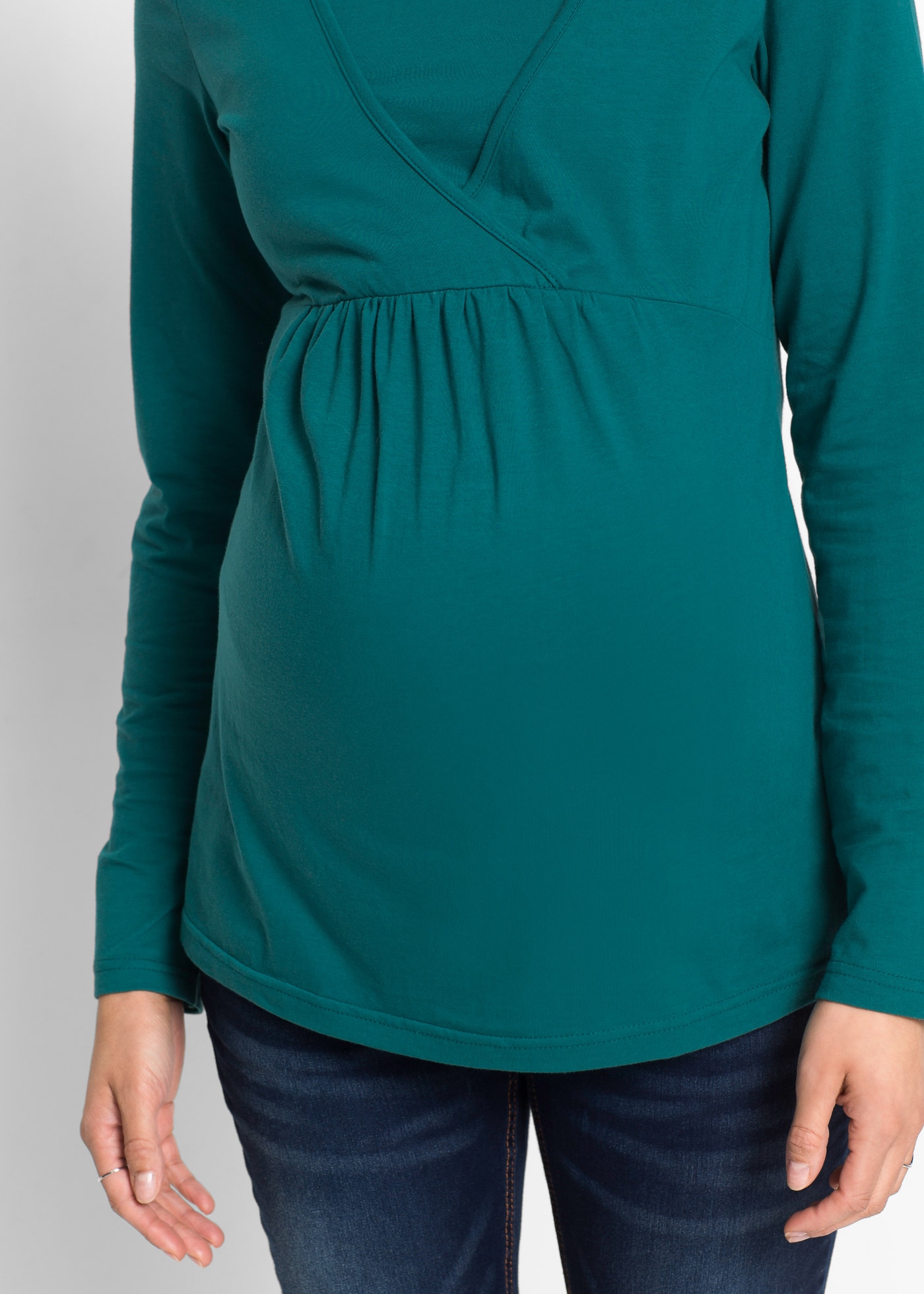 bonprix T-shirt d'allaitement , 2-in-1 Umstands- und Stillshirt
