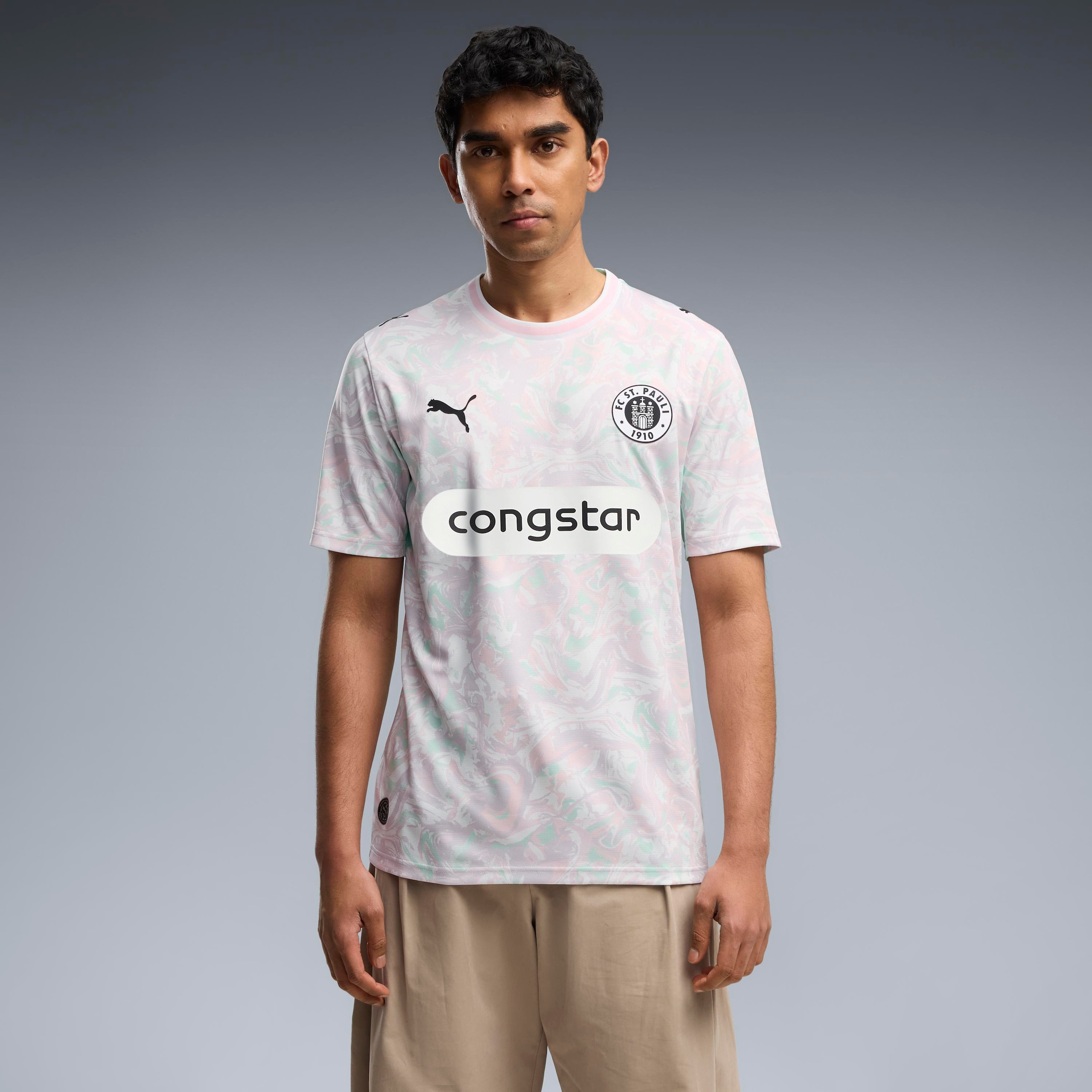 Image of PUMA Fussballtrikot "FCSP THIRD JERSEY REPLICA" mit Rundhalsausschnitt, atmungsaktiv, mit DryCELL-Technologie