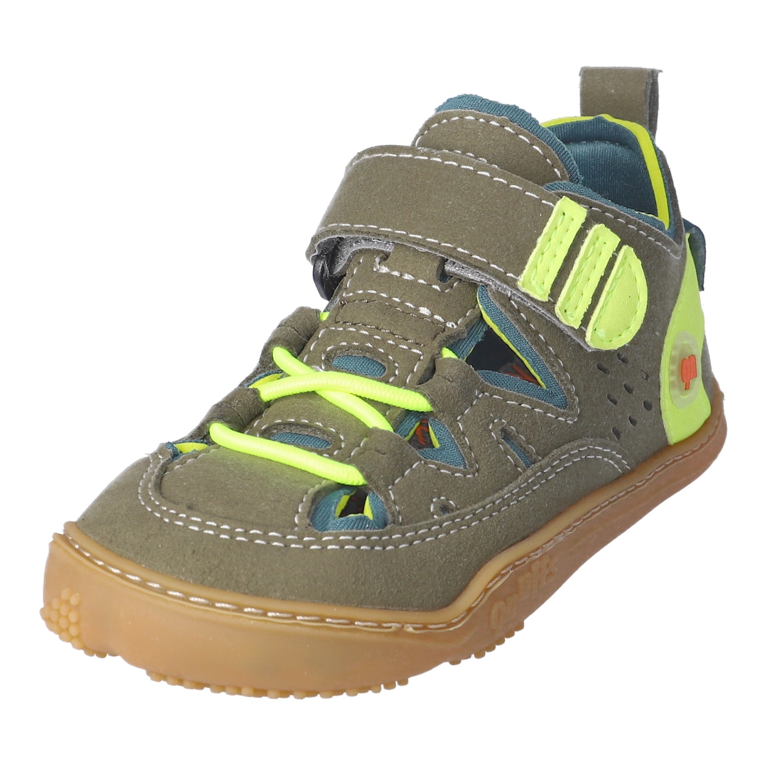 qnuffs Chaussures pieds nus »Lerche«  Sneaker, chaussure basse, sneaker avec étiquette nom au talon