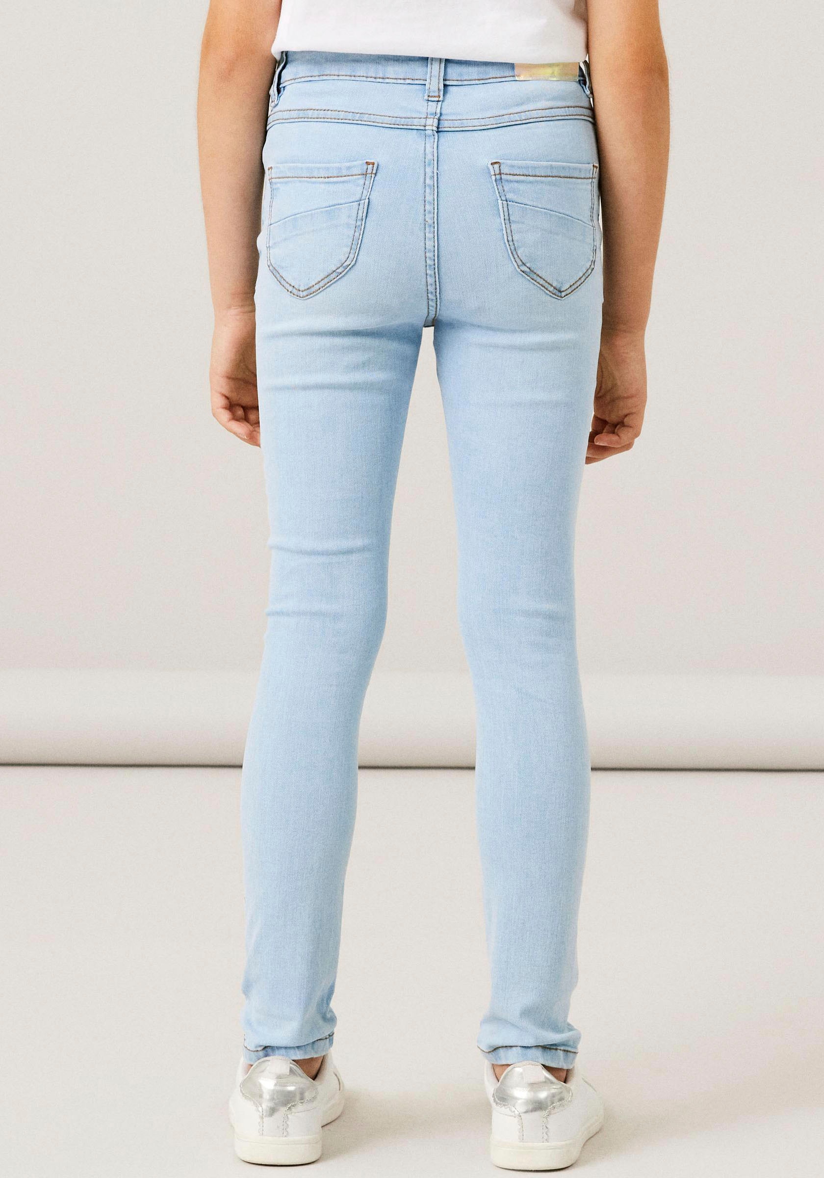 Trendige Name It Skinny-fit-Jeans »NKFPOLLY HW ohne mit SKINNY 1180-ST Stretch shoppen NOOS«, Mindestbestellwert JEANS