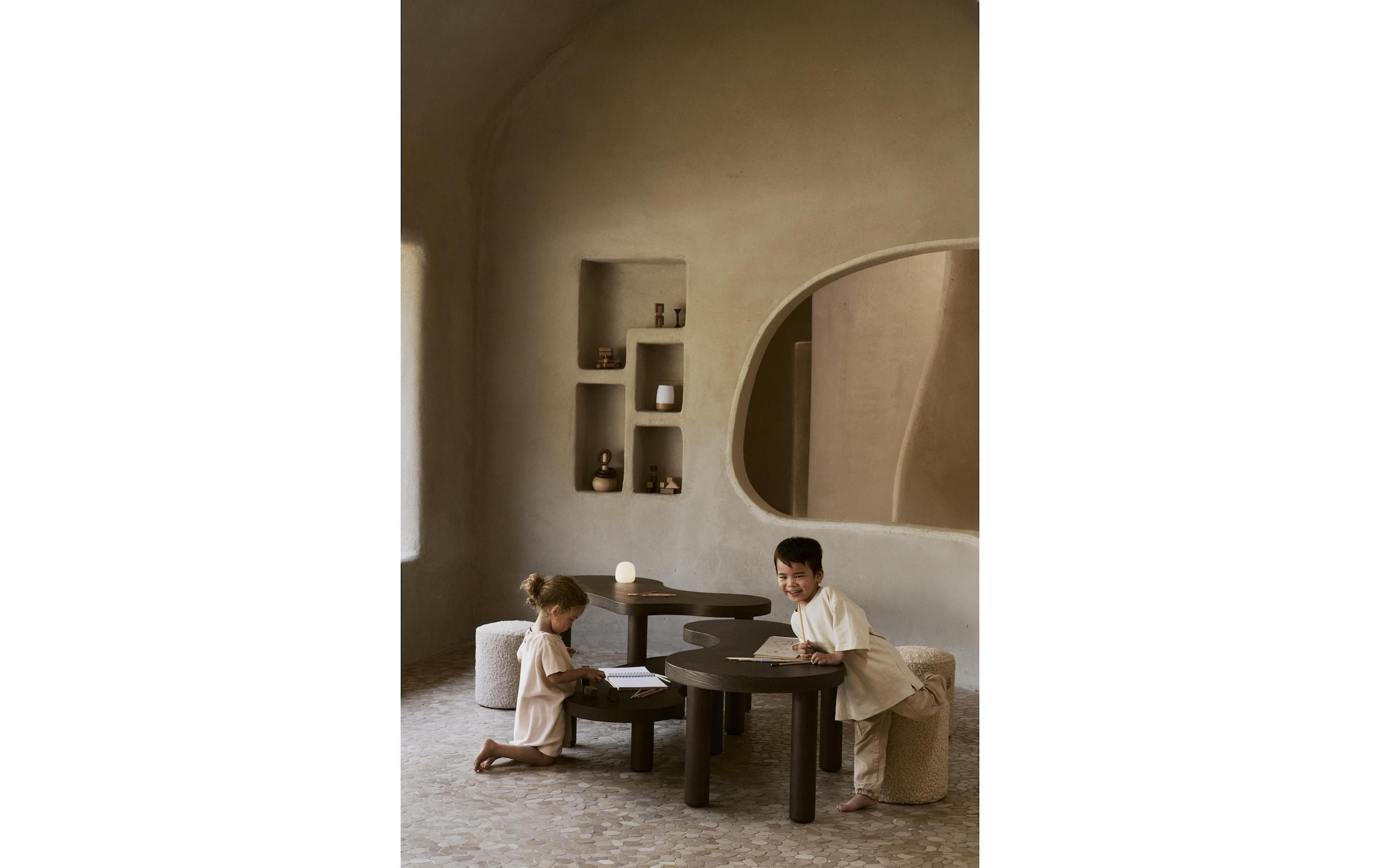 Quax Table d'appoint »Modular Organic 70 x 50 cm, Braun«