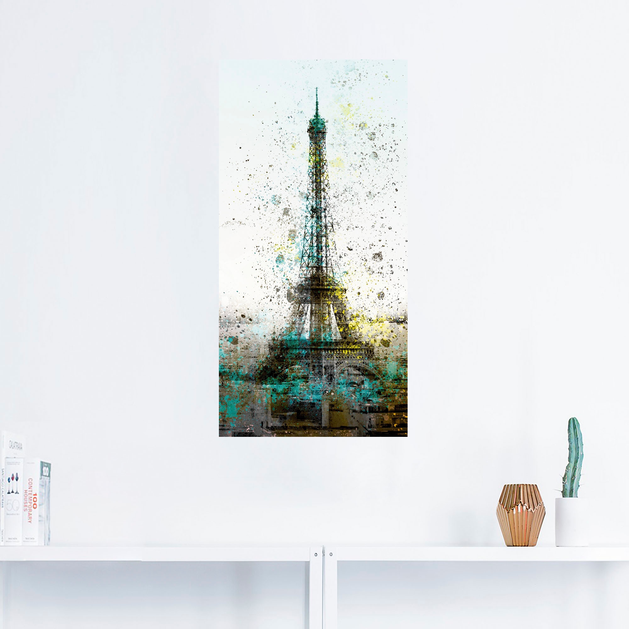 Artland Wandbild »Paris Wandaufkleber Alubild, Eiffelturm Grössen (1 als St.), I«, jetzt in kaufen Gebäude, oder versch. Leinwandbild, Poster