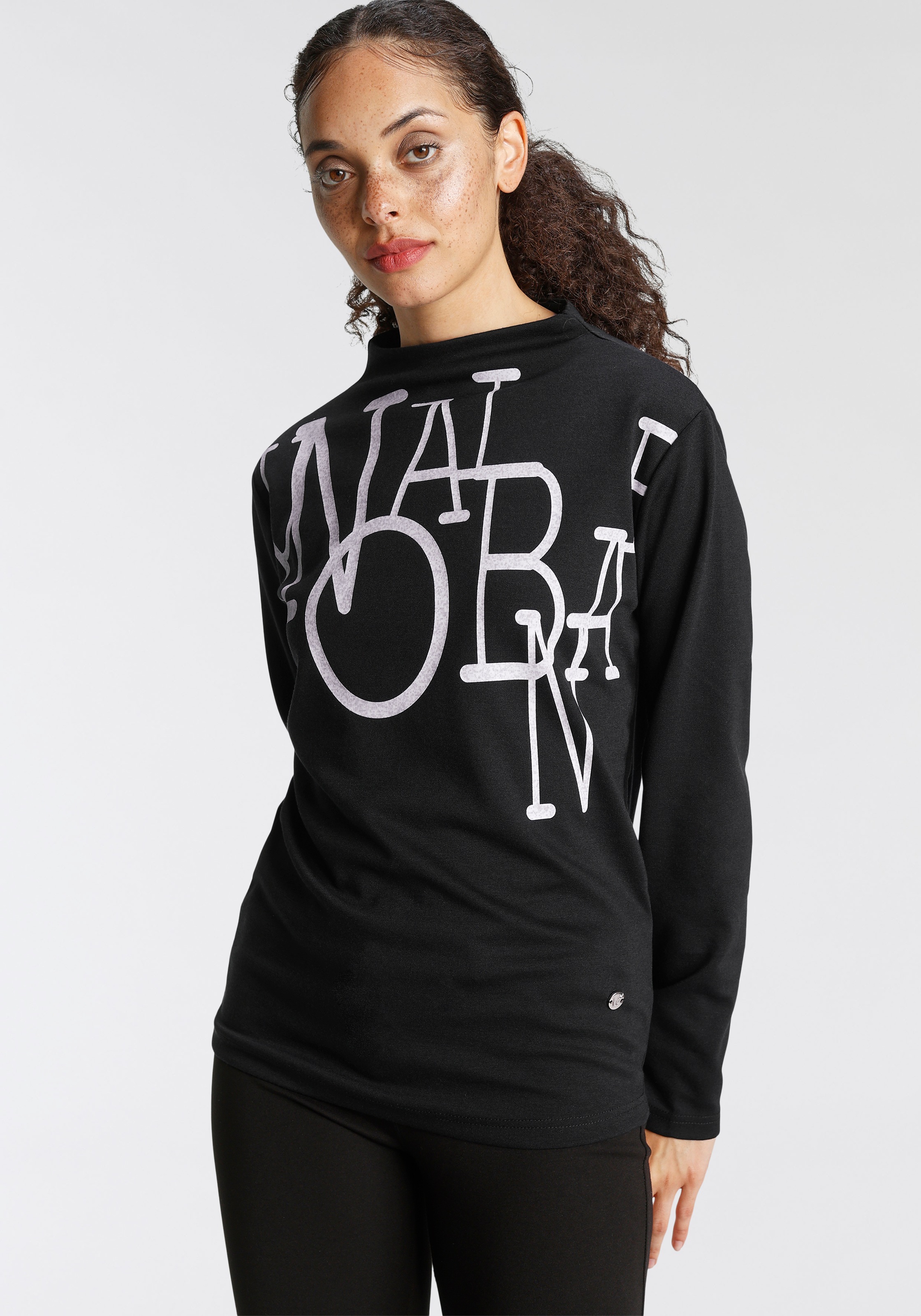 Image of Bruno Banani Langarmshirt, grosser Druck NEUE KOLLEKTION bei Ackermann Versand Schweiz