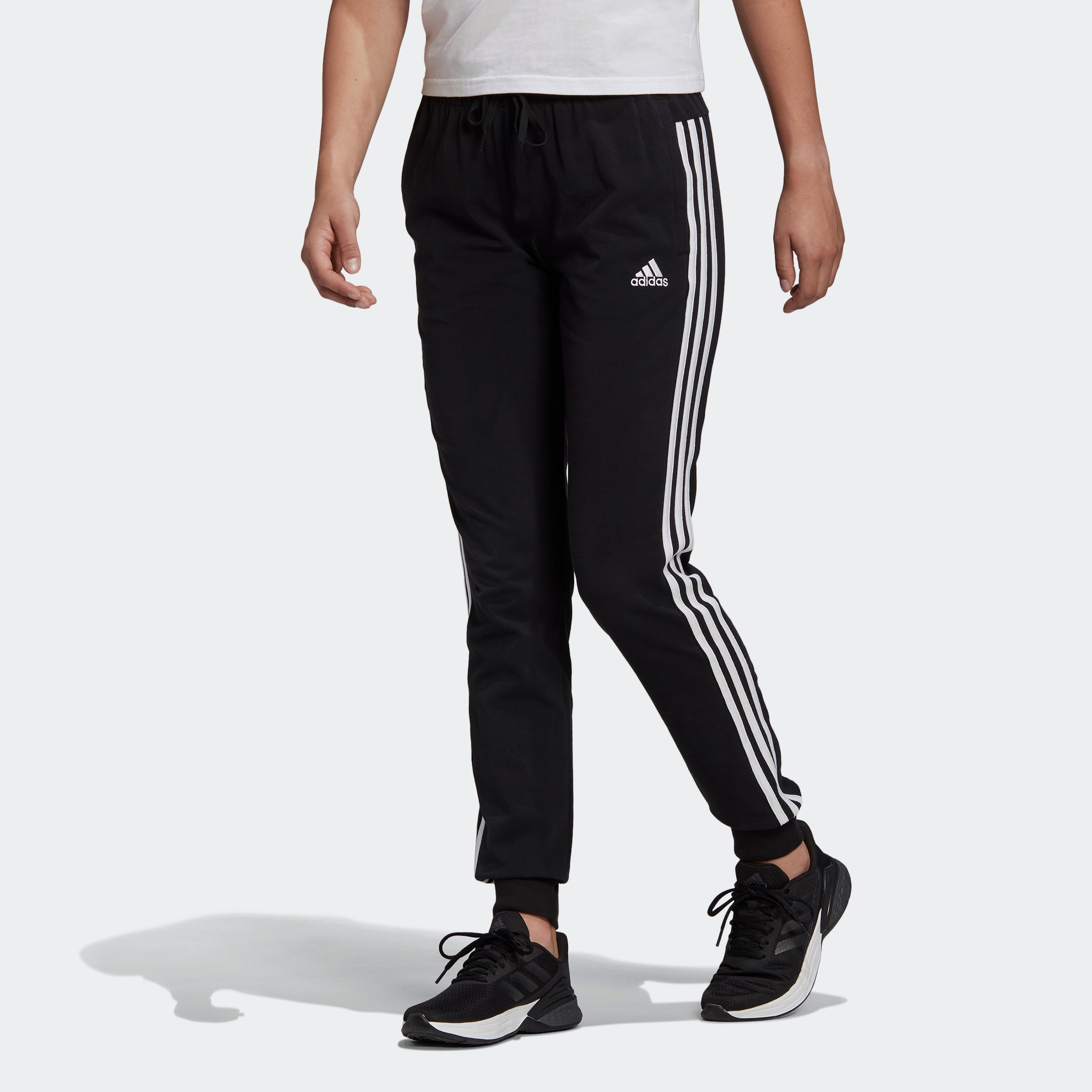 Image of adidas Performance Sporthose »ESSENTIALS SINGLE JERSEY 3-STREIFEN HOSE« bei Ackermann Versand Schweiz