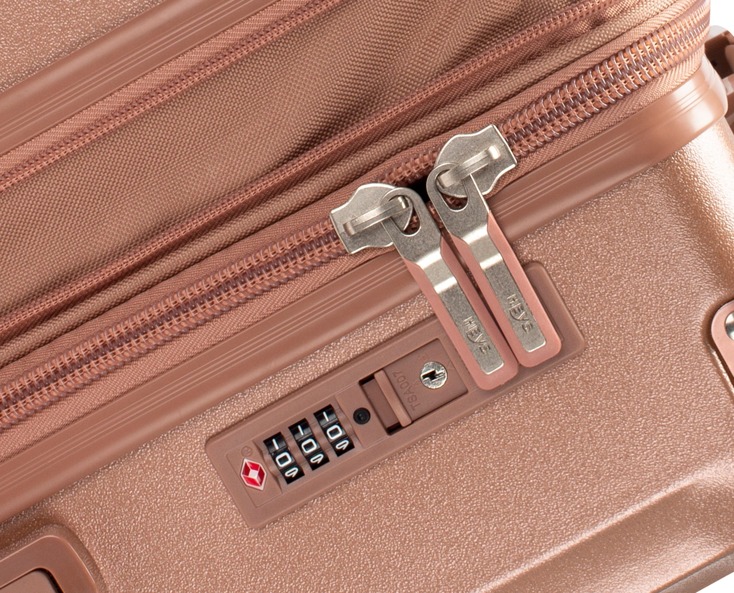 Heys Hartschalen-Trolley »Luxe, in verschiedenen Farben und Grössen«, 4 Rollen, Heys x Joachim Llambi Hartschalen-Koffer Volumenerweiterung