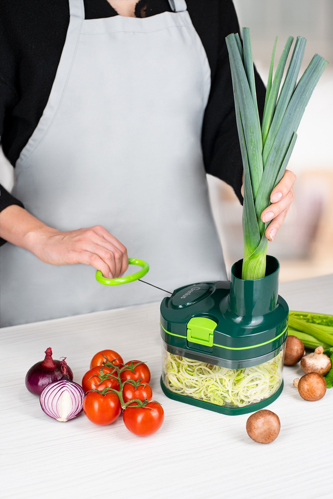 Genius Hachoir »Nicer Dicer Pegasus« Set 12-tlg., inkl. Behälter u. Deckel