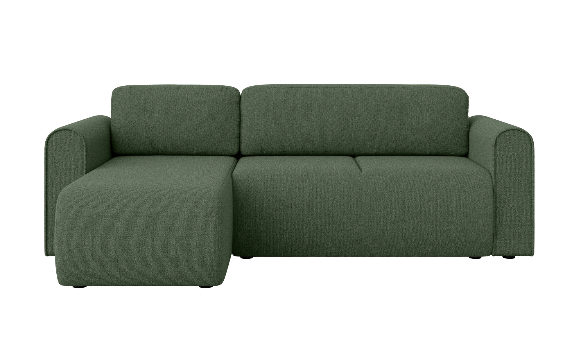 INOSIGN Canapé d'angle »Zacharia wahlweise Schlafsofa mit Bettkasten, B/T/H 250/166/86 cm« L-Form mit Wellenunterfederung, Recamiere beidseitig montierbar