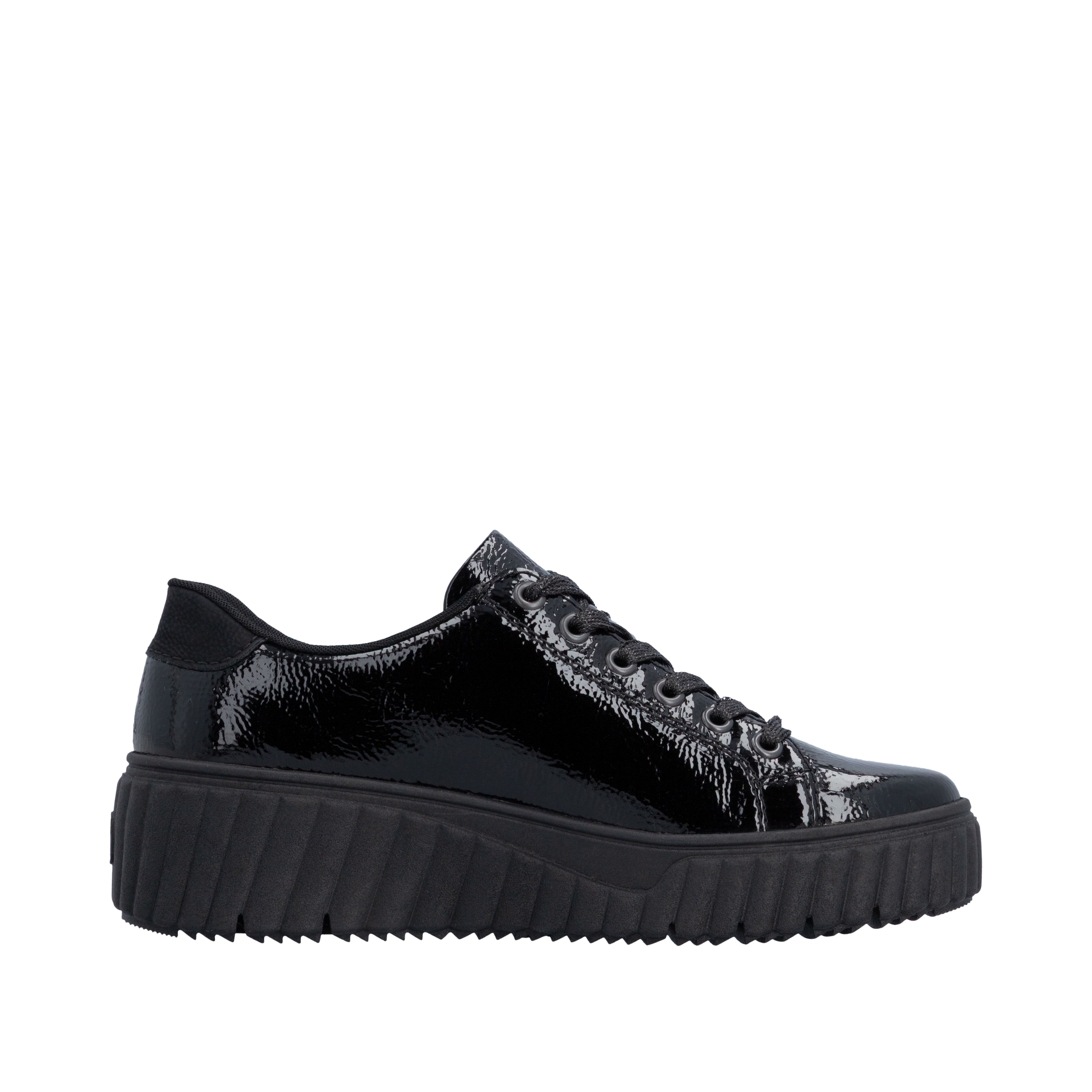 Rieker Baskets à plateforme  chaussure de loisir, chaussure basse, à lacets avec semelle compensée
