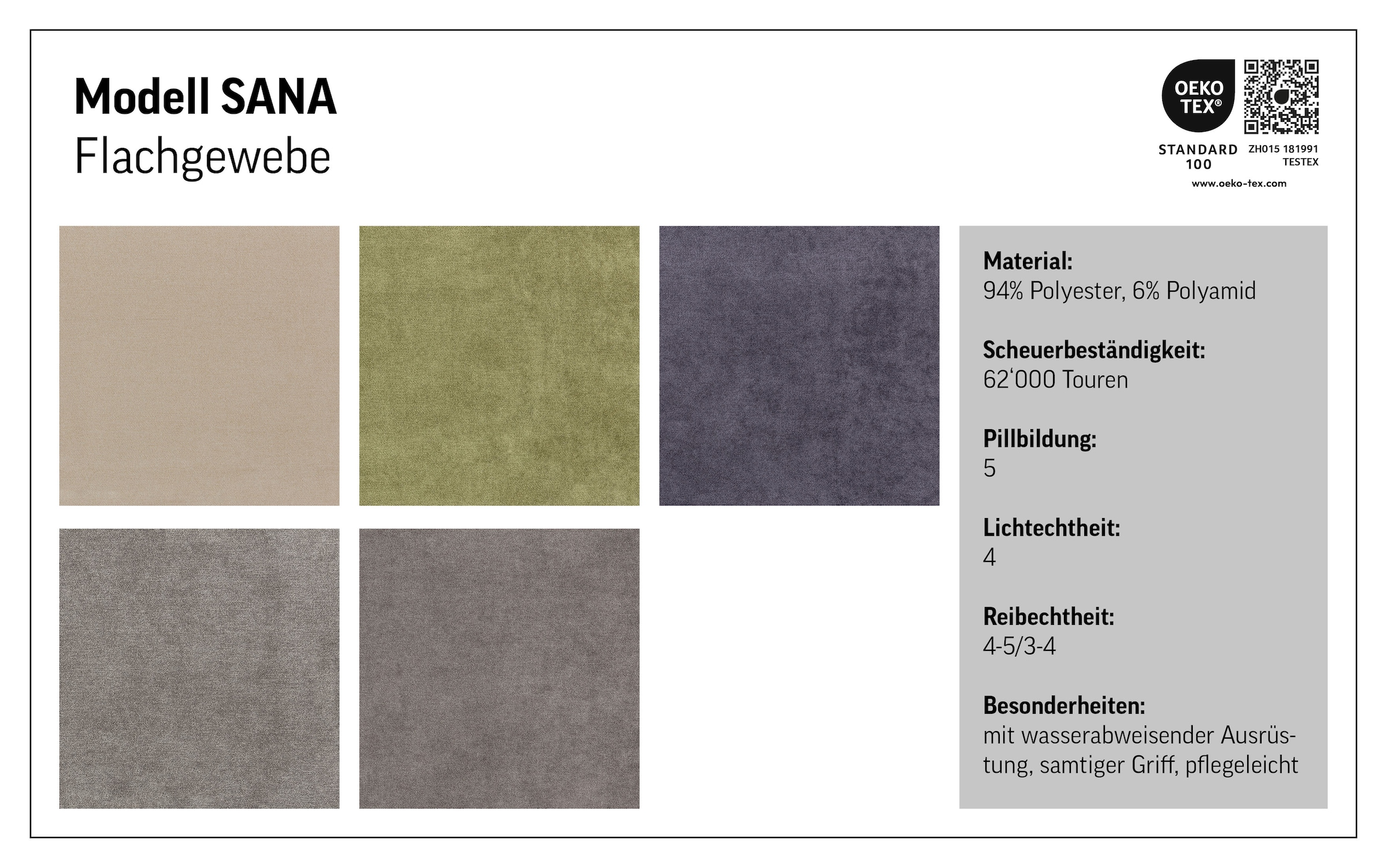 COTTA Ecksofa »Sana L-Form, Breite 260 cm« Loungesofa mit Wellenunterfederung