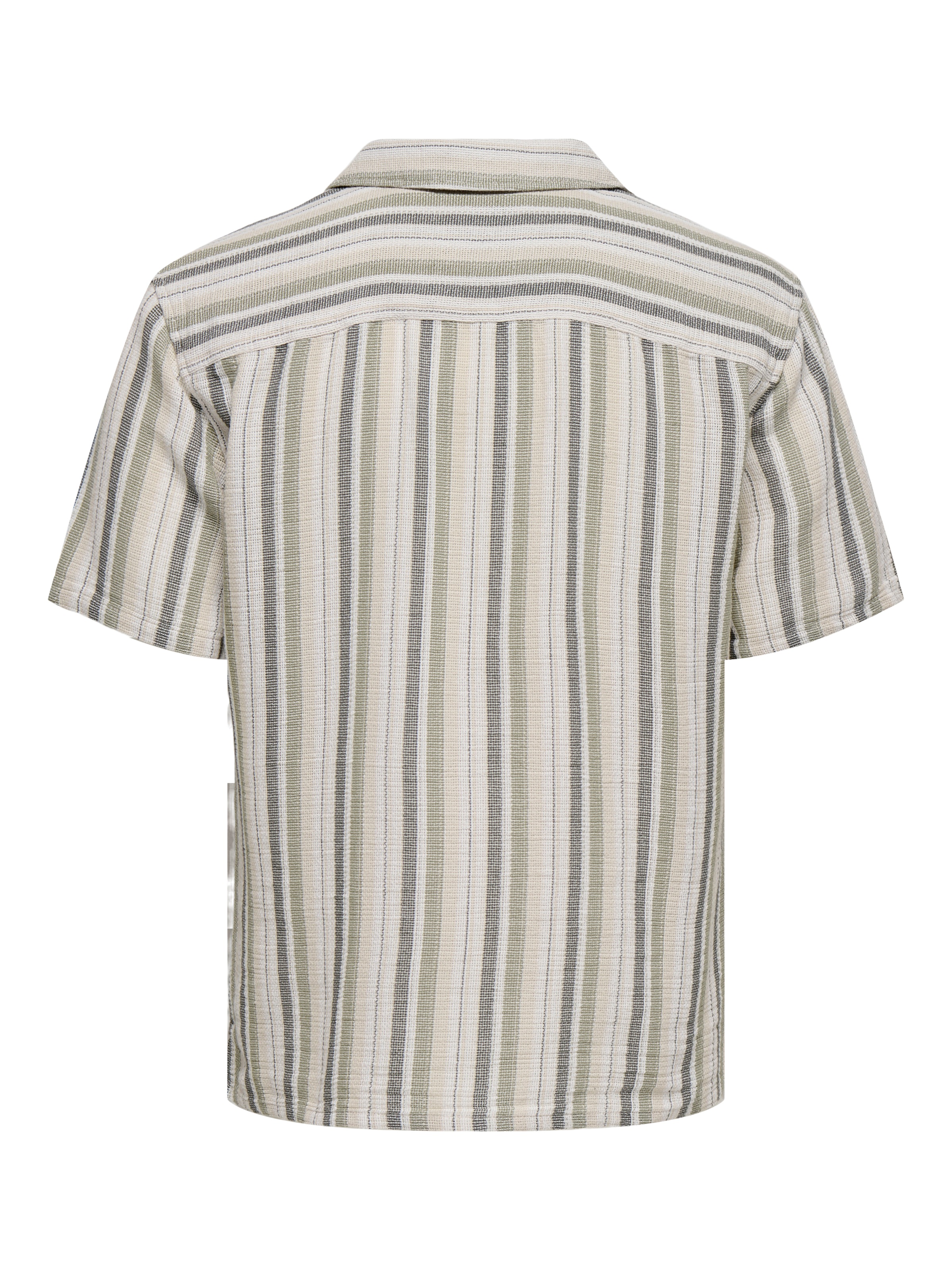 ONLY & SONS Kurzarmhemd »ONSTREV LIFE REG STRIPE SS SHIRT NOOS«
