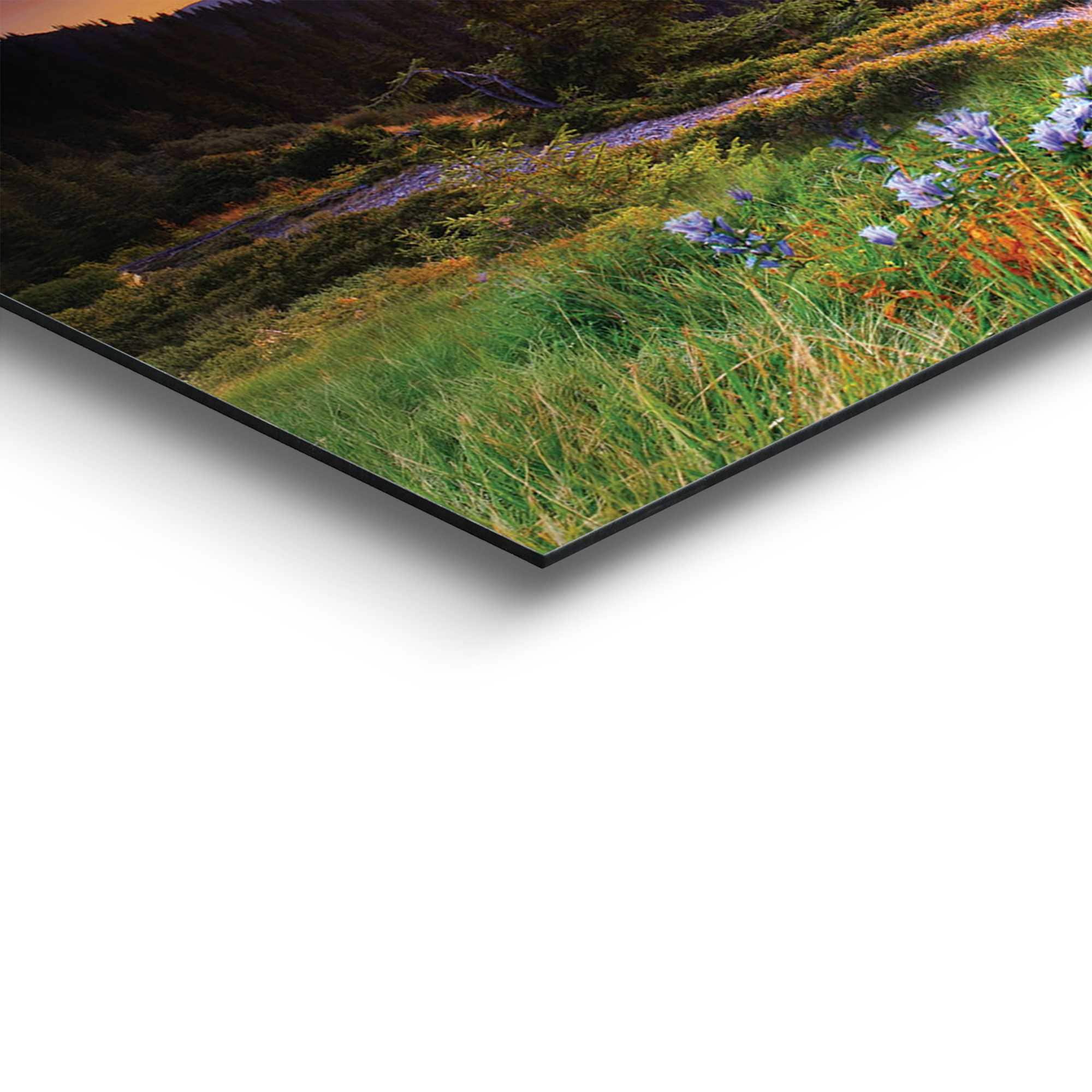 Reinders! Deco-Panel »Sonnenuntergang in den Bergen« Wohnzimmer - Mehrfarbig - MDF - Landschaften - 90x30 cm