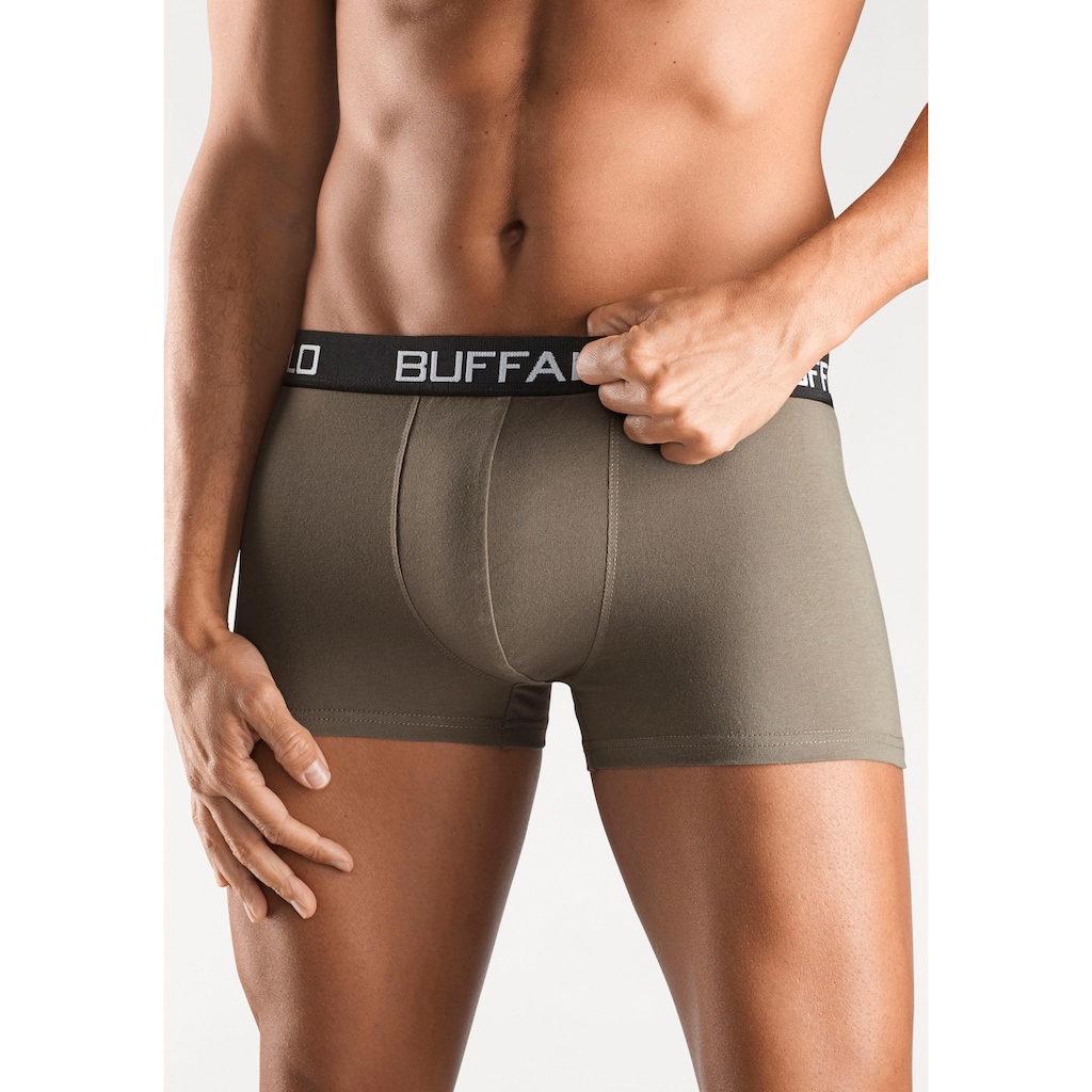 Buffalo Boxer »Boxershorts für Herren«, (Packung, 4 St.), aus Baumwoll-Mix